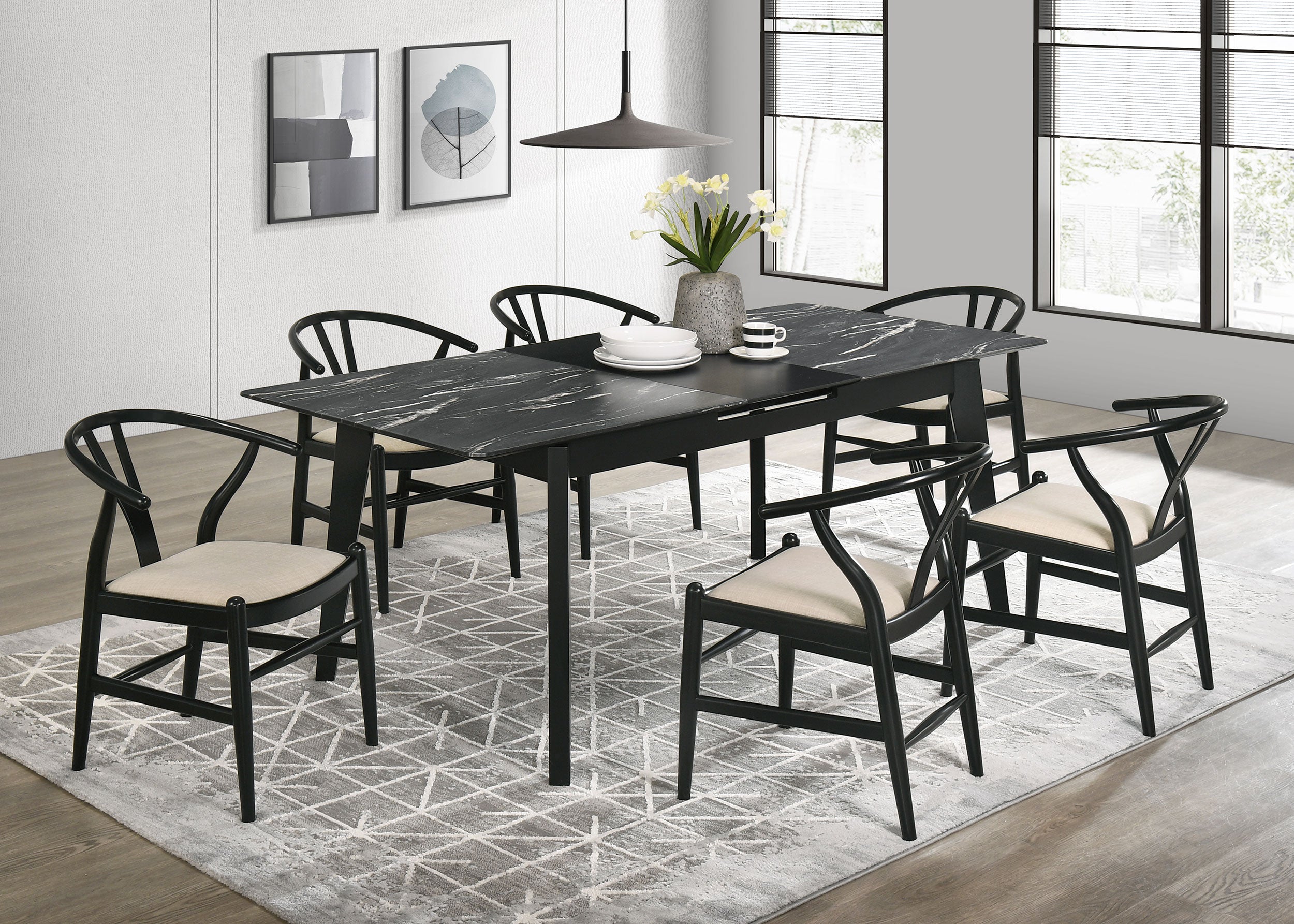 Crestmont Extension Dining Table - Ideal Furniture (Fresno,CA)