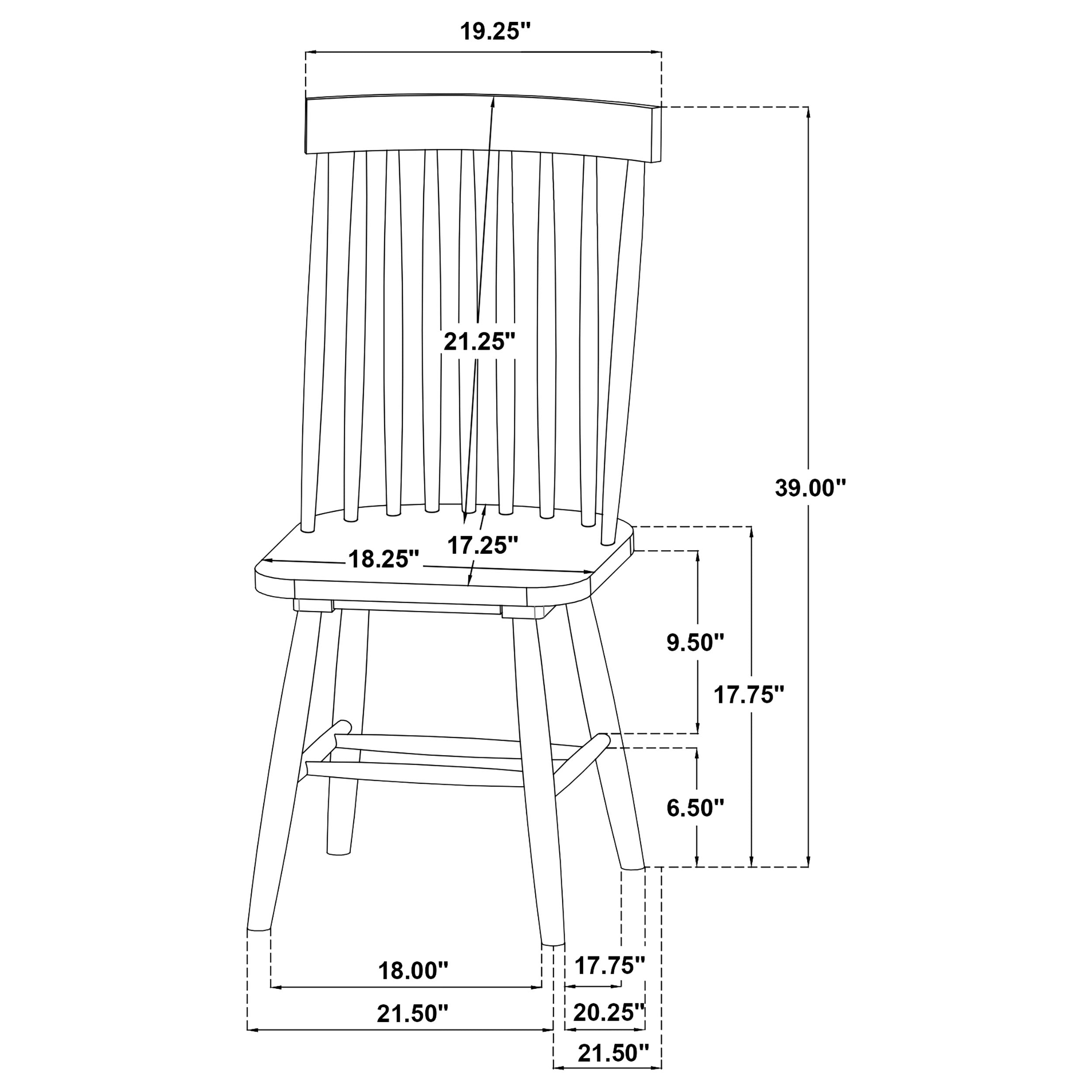 Andrews Dining Set - Ideal Furniture (Fresno,CA)