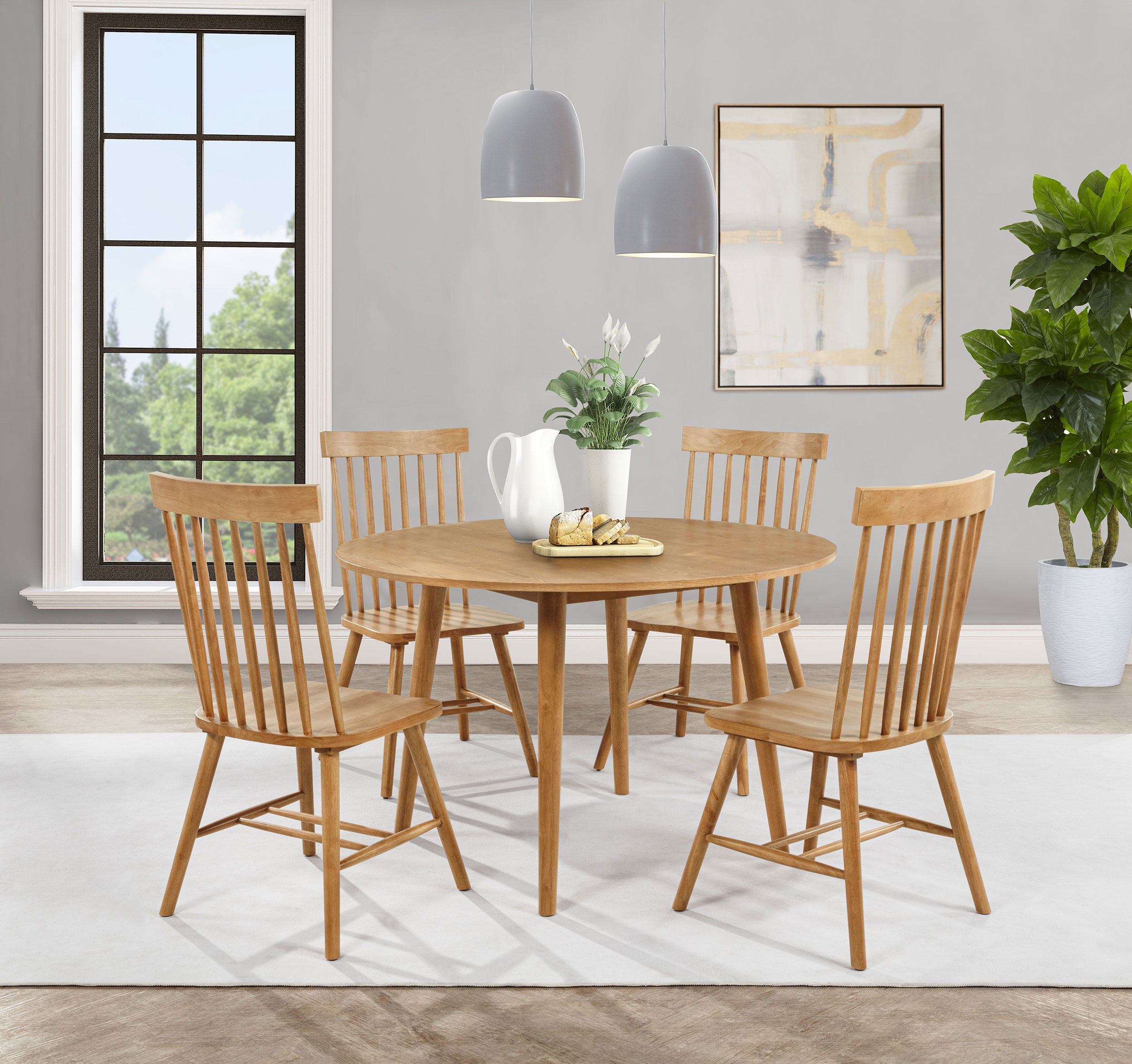 Andrews Dining Set - Ideal Furniture (Fresno,CA)