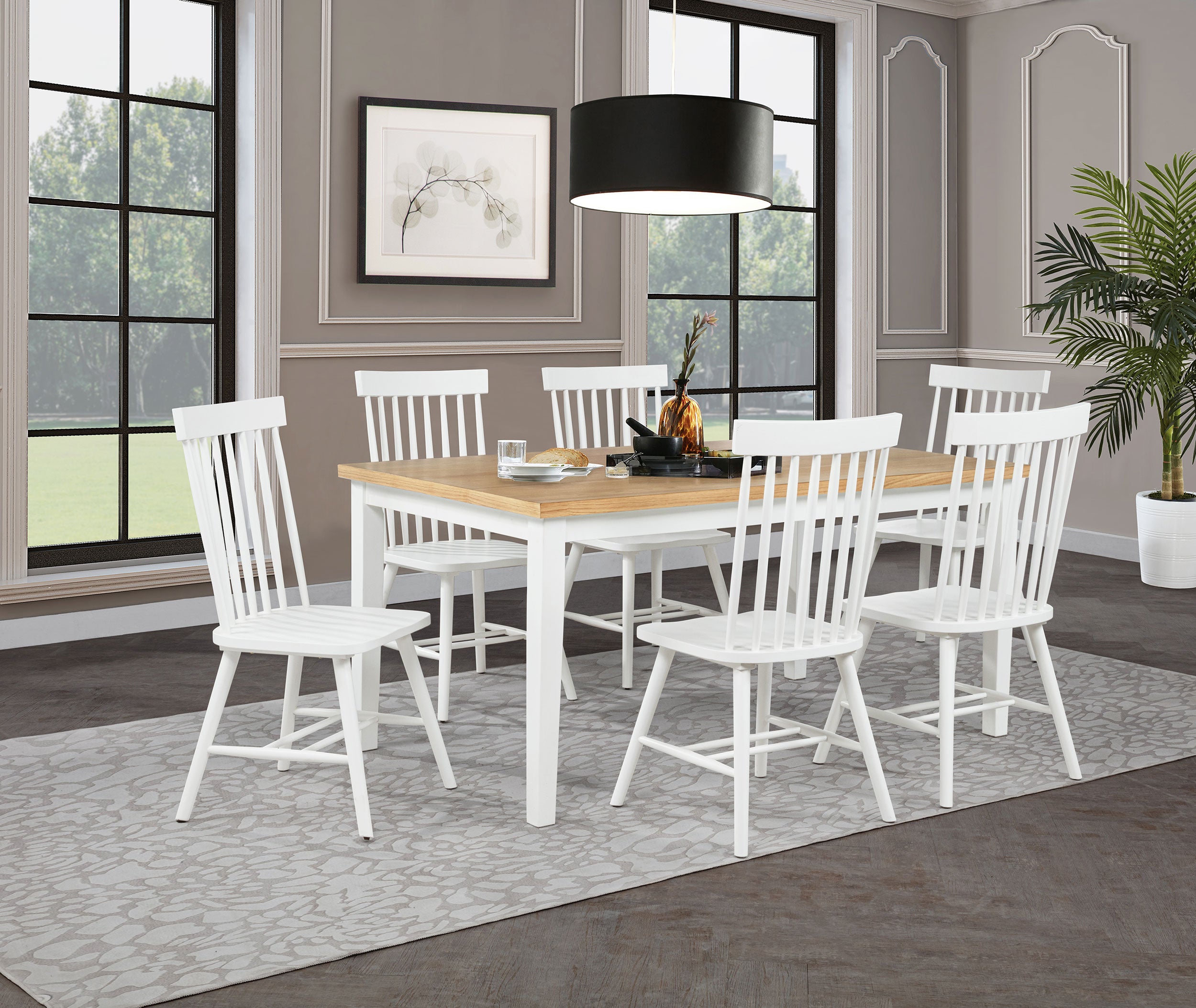 Andrews Dining Set - Ideal Furniture (Fresno,CA)