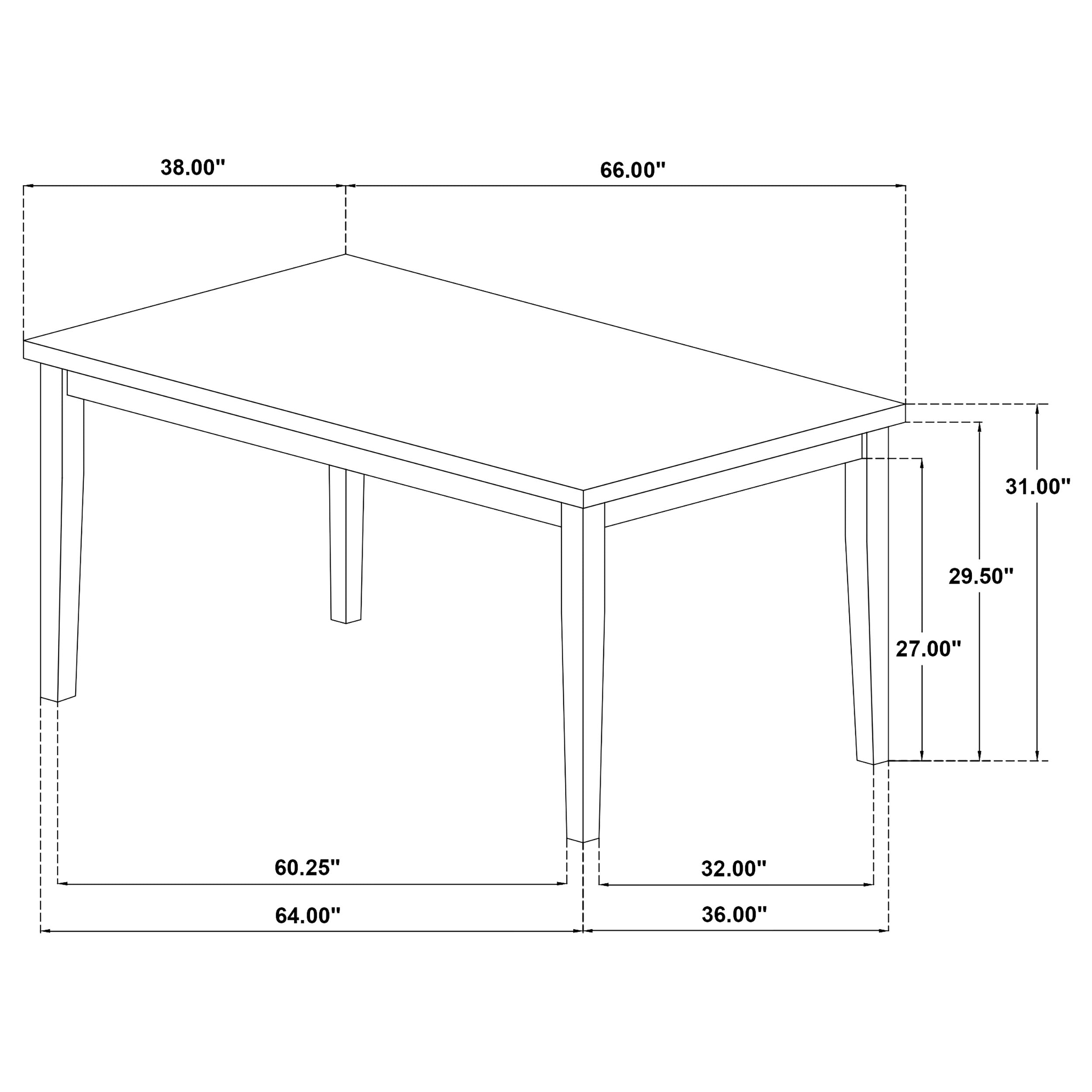 Andrews Dining Set - Ideal Furniture (Fresno,CA)