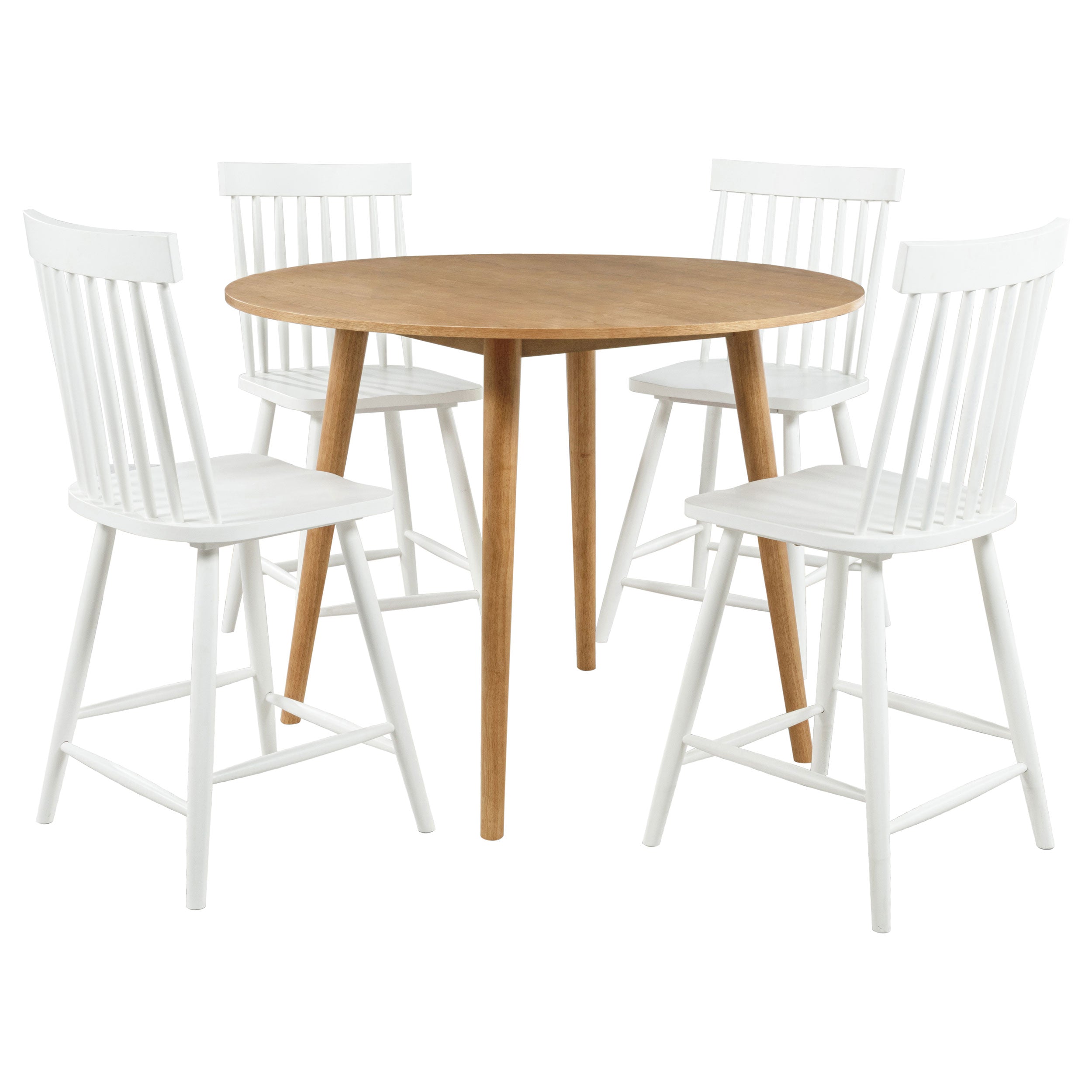Andrews Counter Height Dining Set - Ideal Furniture (Fresno,CA)