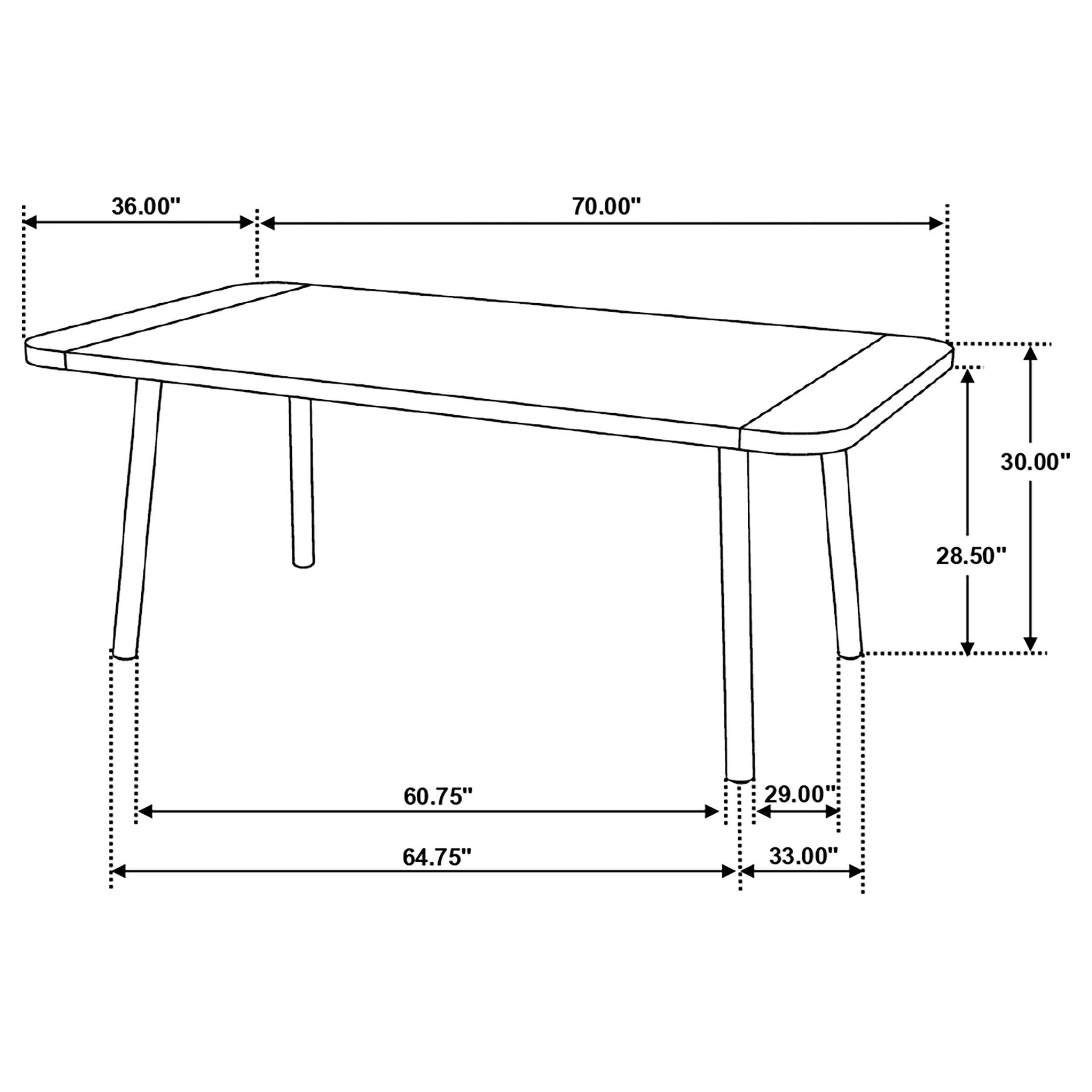 Maverick Dining Table - Ideal Furniture (Fresno,CA)