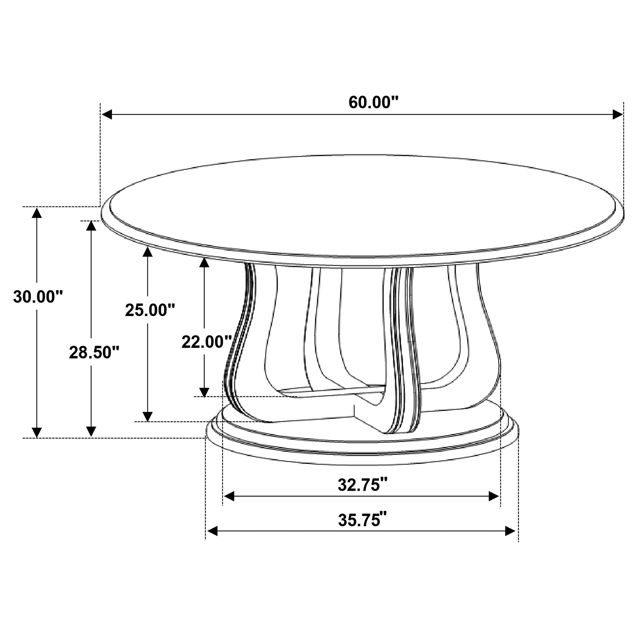 Trofello Dining Table - Ideal Furniture (Fresno,CA)