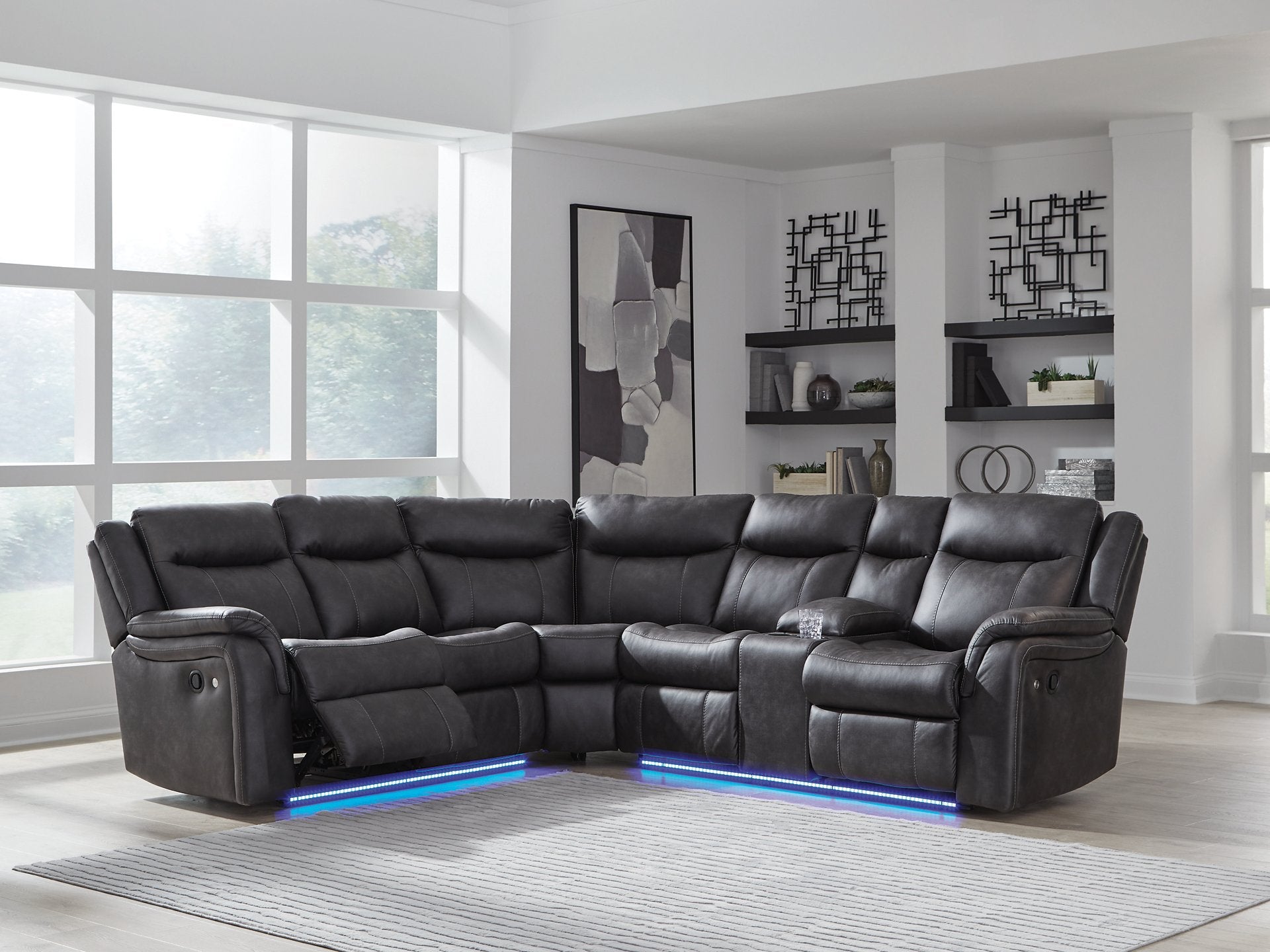Sultan Meadow Reclining Sectional - Ideal Furniture (Fresno,CA)
