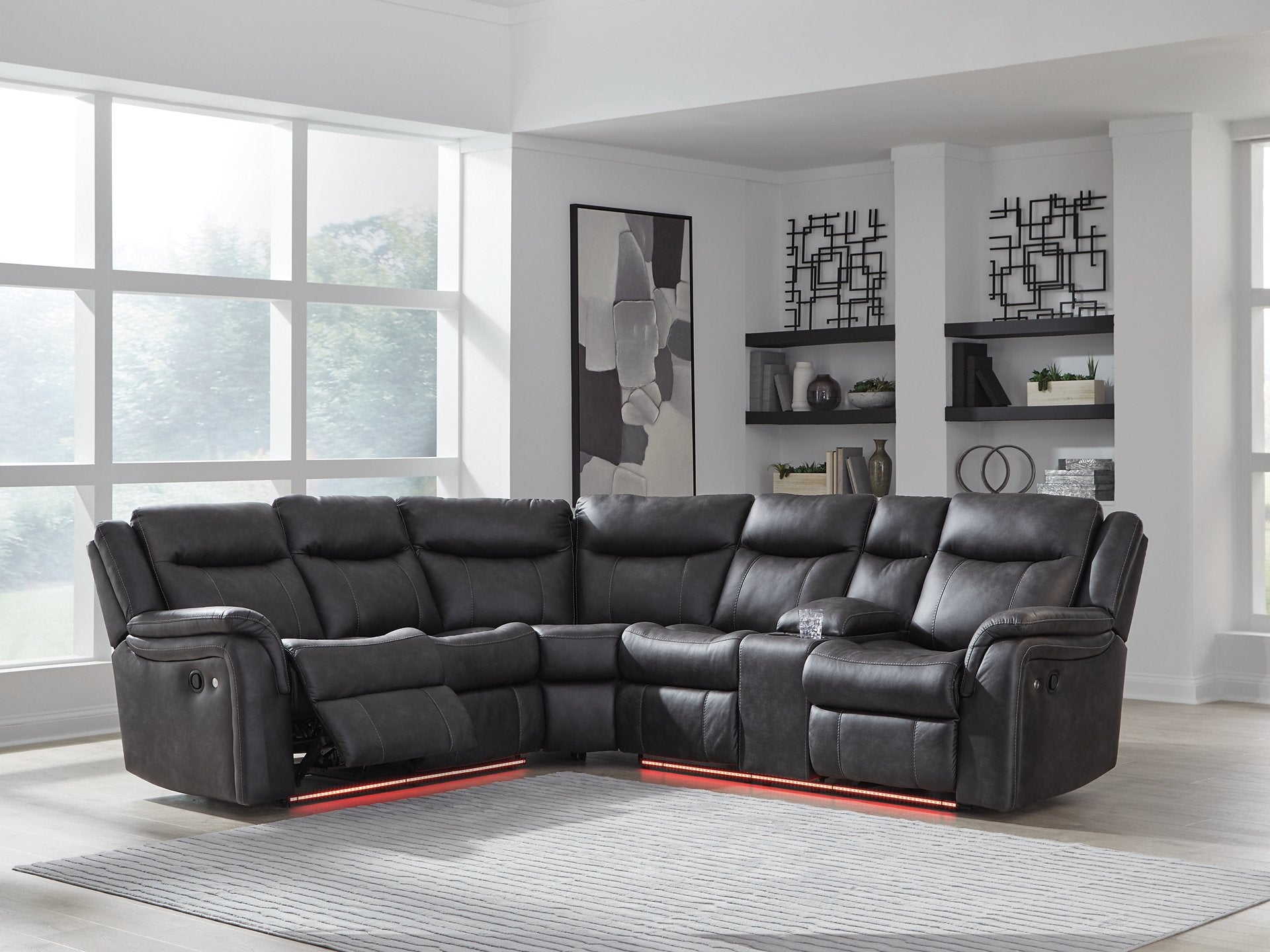 Sultan Meadow Reclining Sectional - Ideal Furniture (Fresno,CA)