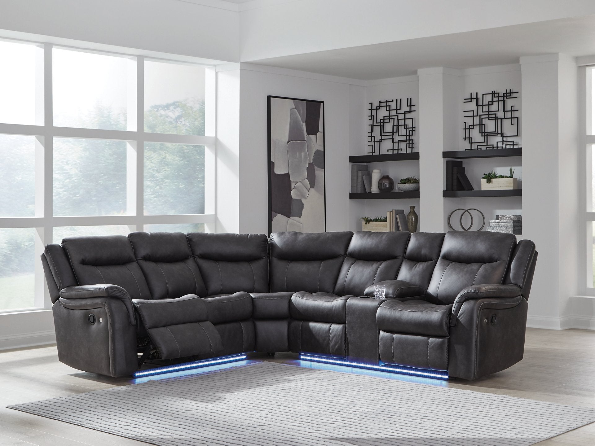 Sultan Meadow Reclining Sectional - Ideal Furniture (Fresno,CA)