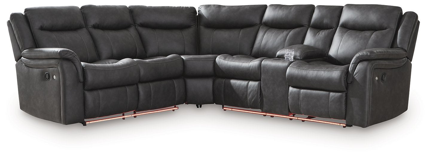 Sultan Meadow Reclining Sectional - Ideal Furniture (Fresno,CA)