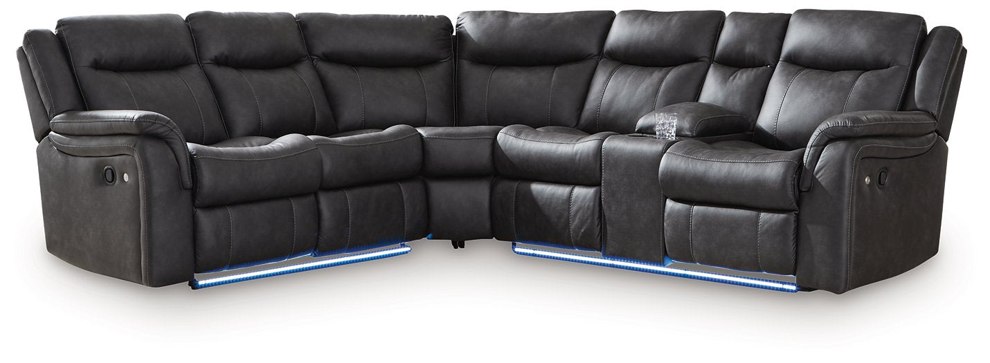 Sultan Meadow Reclining Sectional - Ideal Furniture (Fresno,CA)