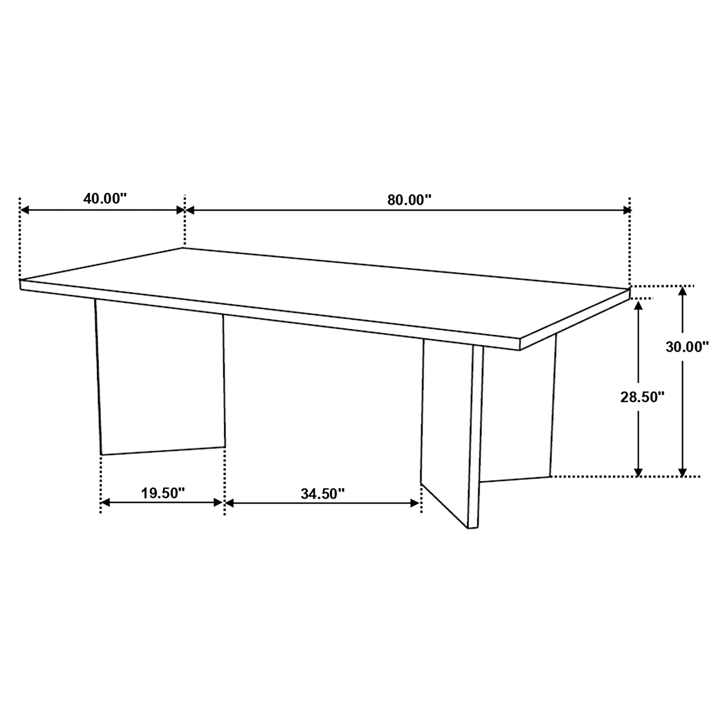 Tyler Dining Table - Ideal Furniture (Fresno,CA)