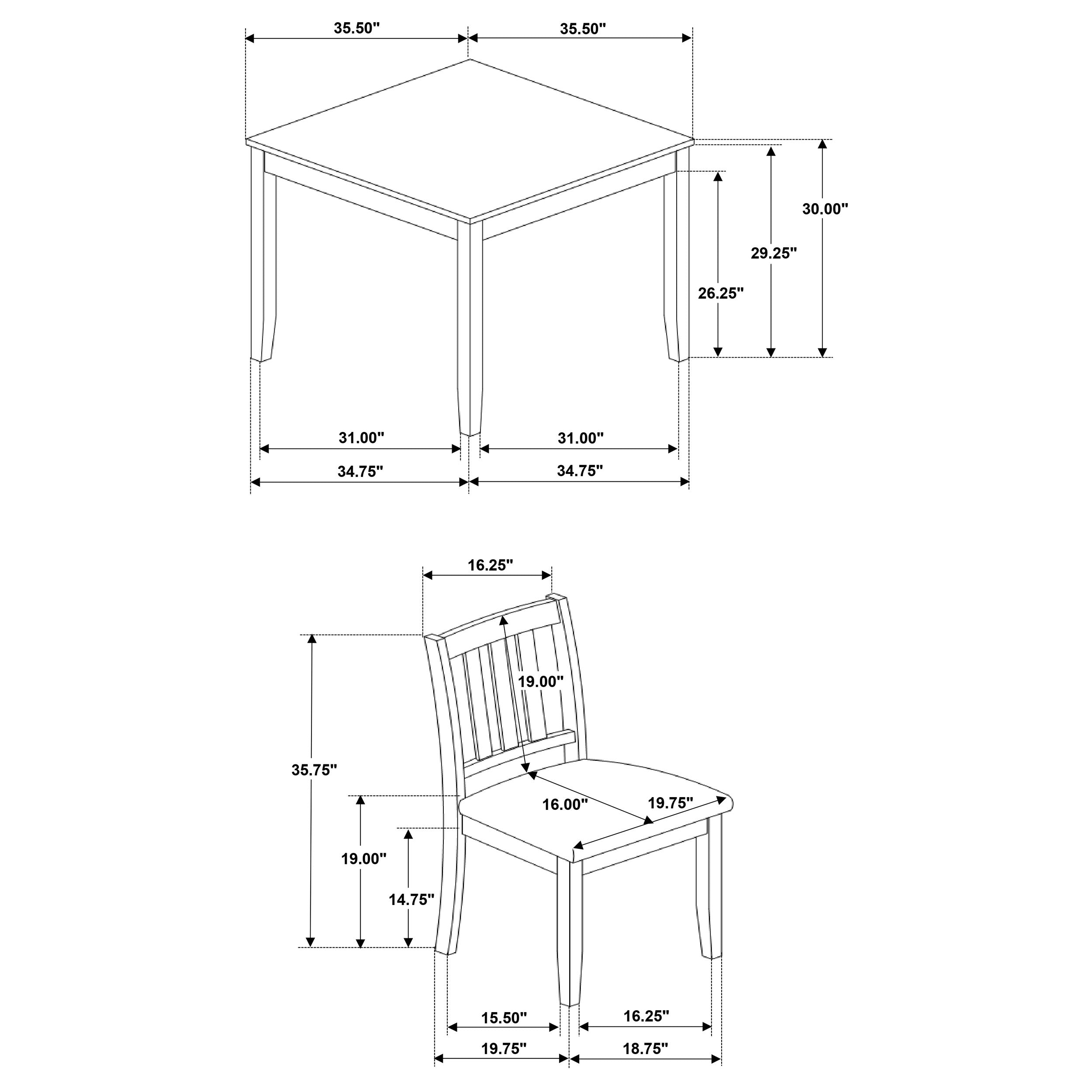 Parkwood Dining Set - Ideal Furniture (Fresno,CA)