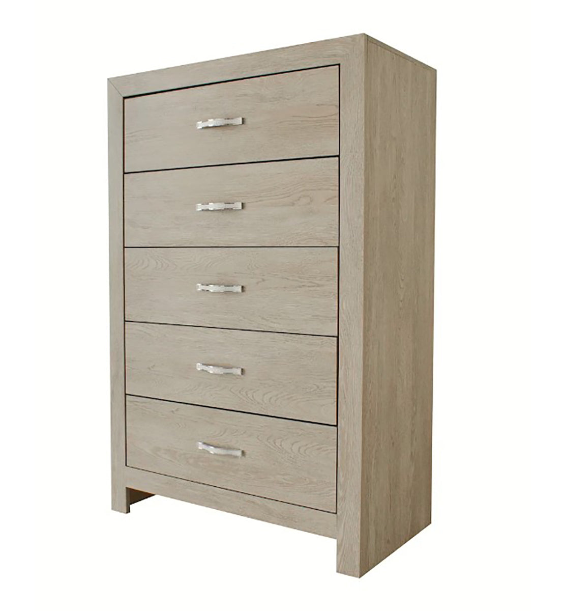 Crown Mark Furniture Jaylen 5 Drawer Chest in Gray image