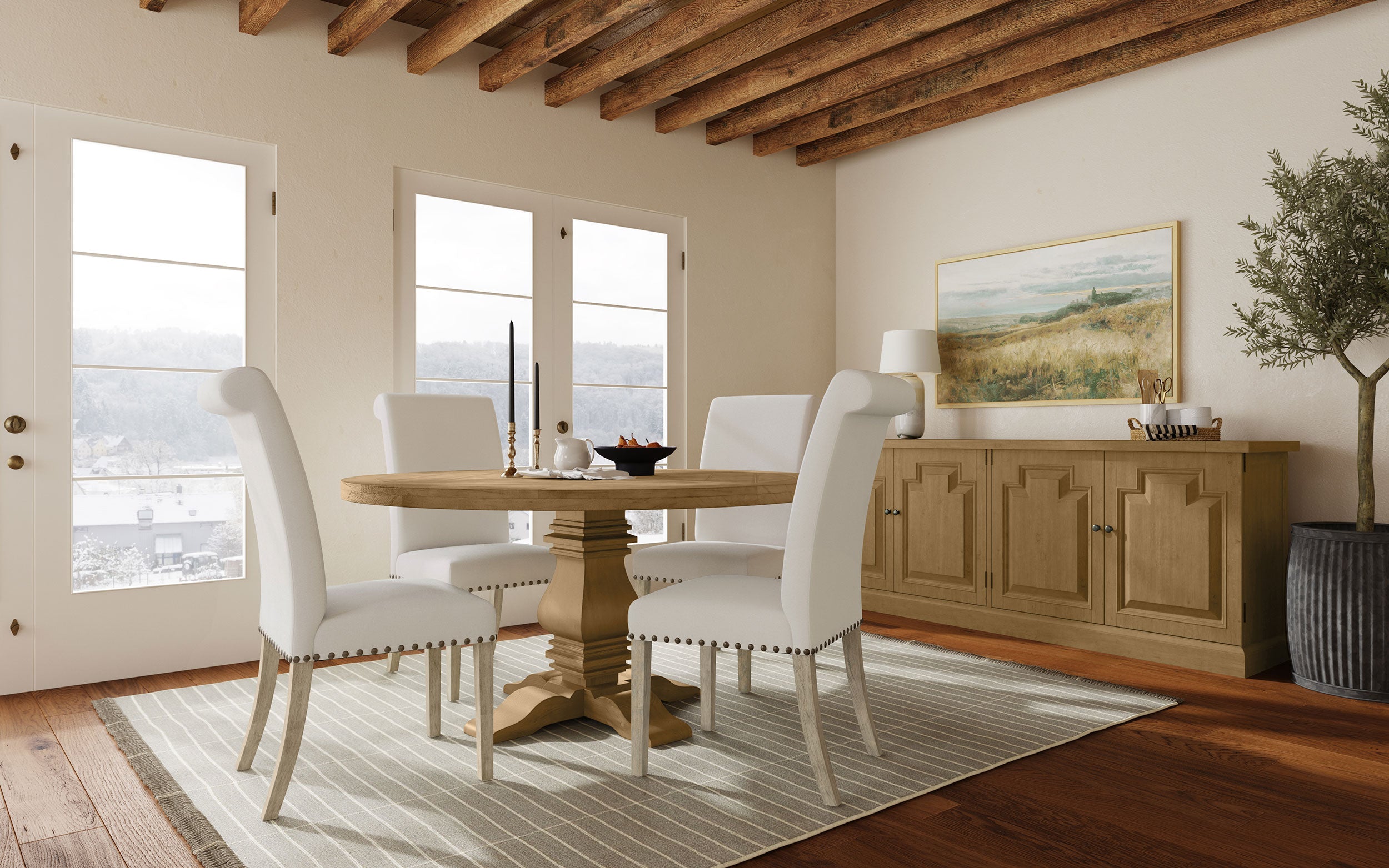 Florence Dining Table - Ideal Furniture (Fresno,CA)