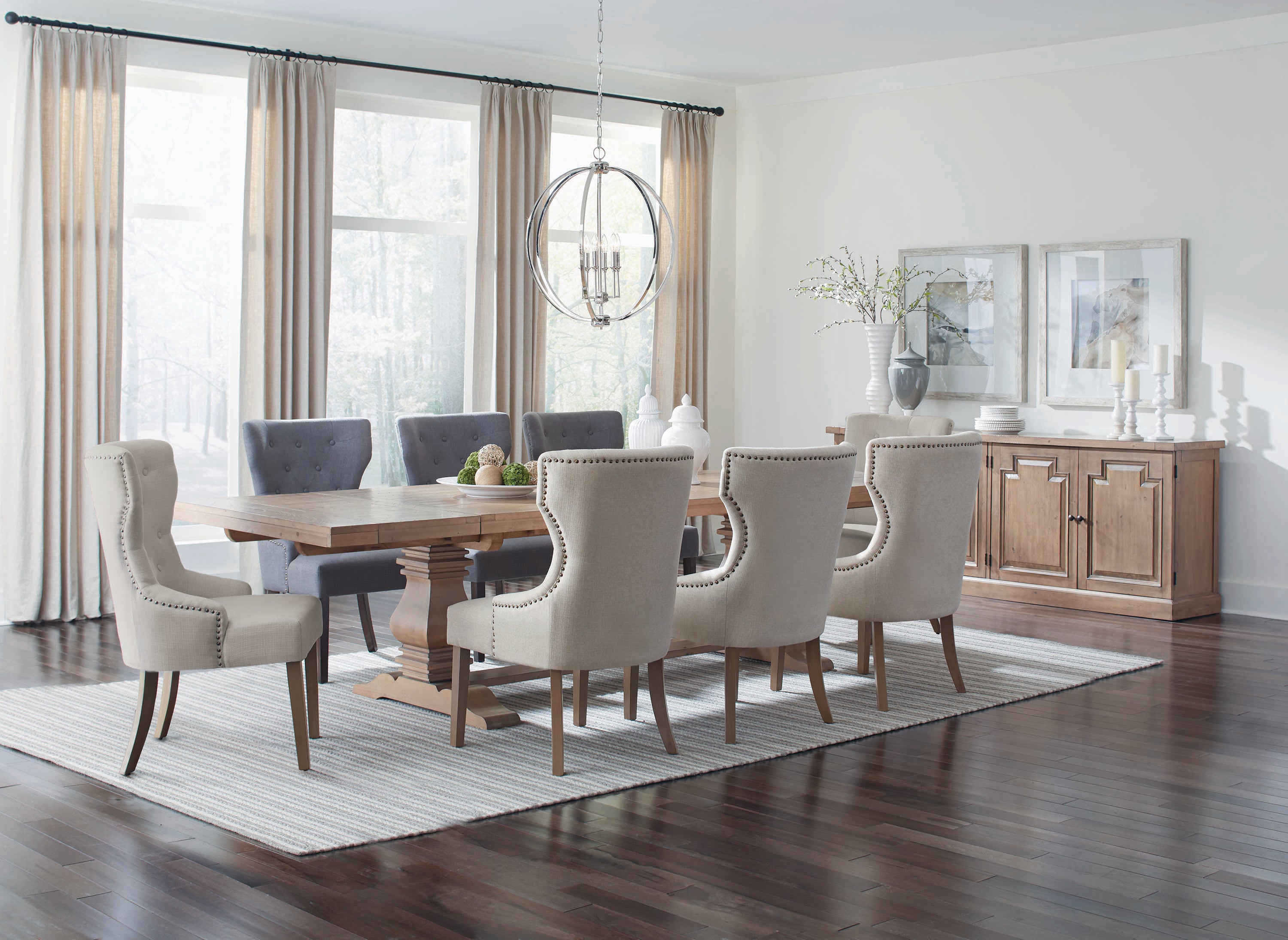 Florence Extension Dining Table - Ideal Furniture (Fresno,CA)