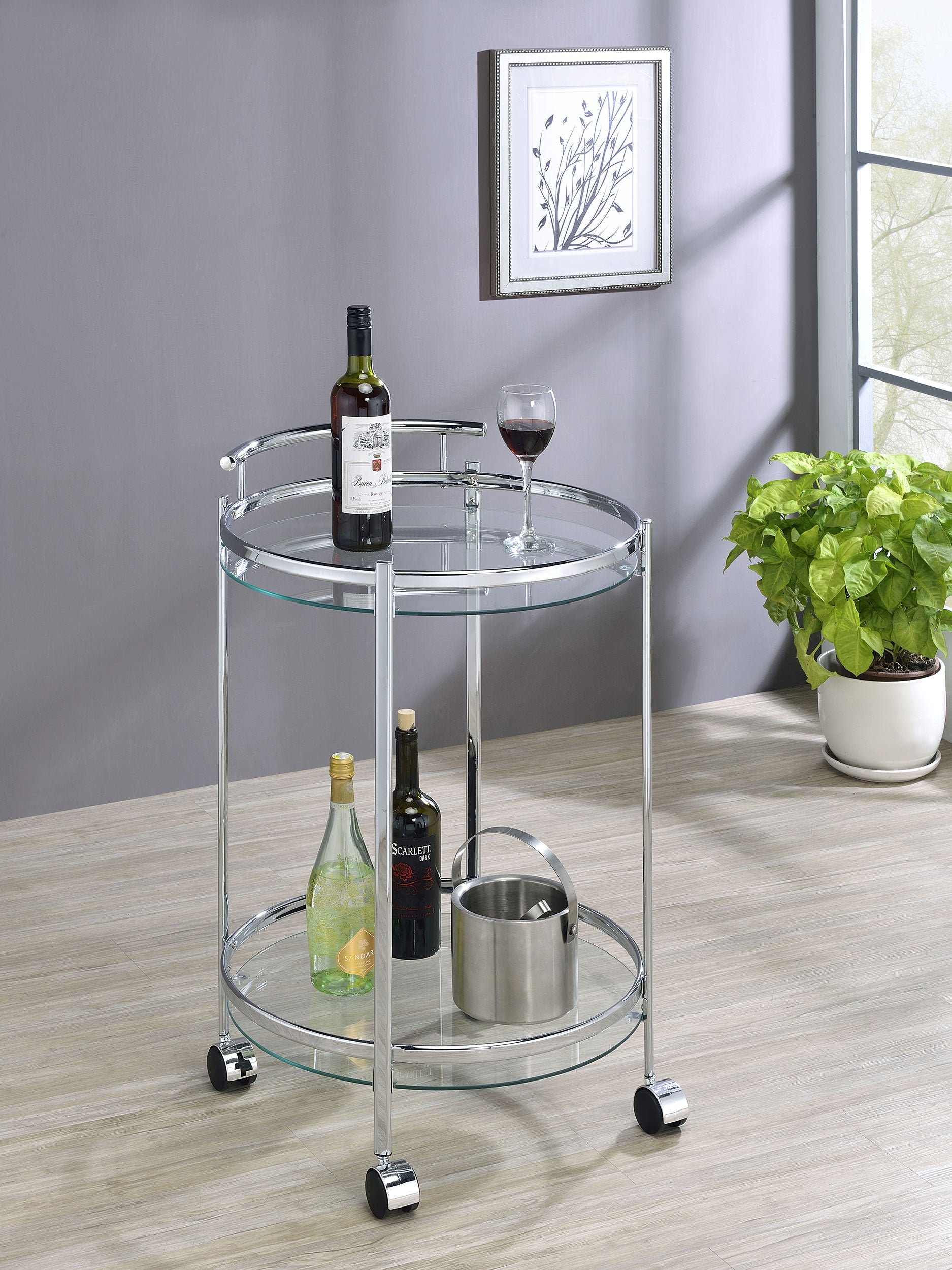 Chrissy Bar Cart - Ideal Furniture (Fresno,CA)