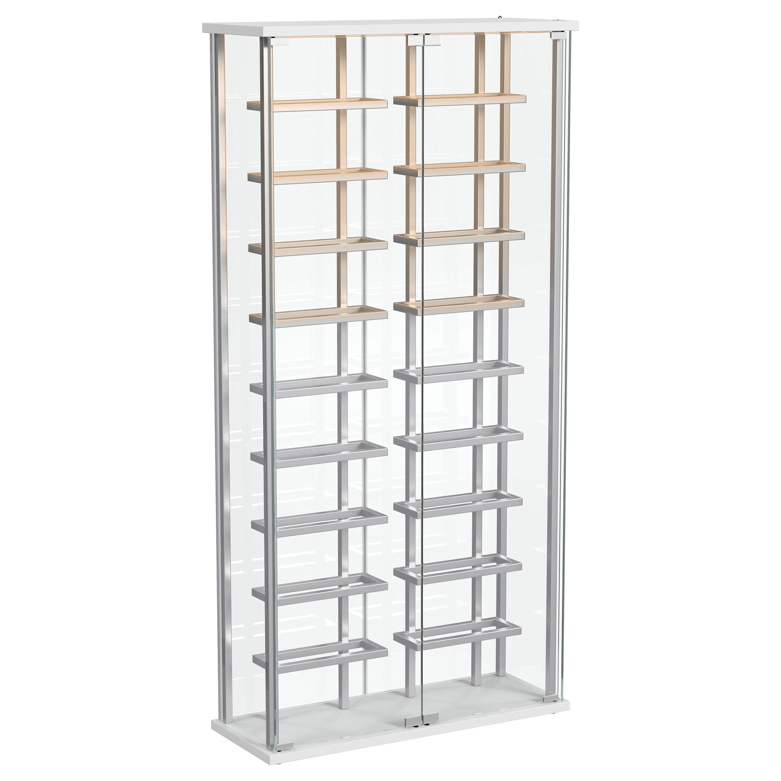 Montara Wine Cabinet with LED Lighting - Ideal Furniture (Fresno,CA)
