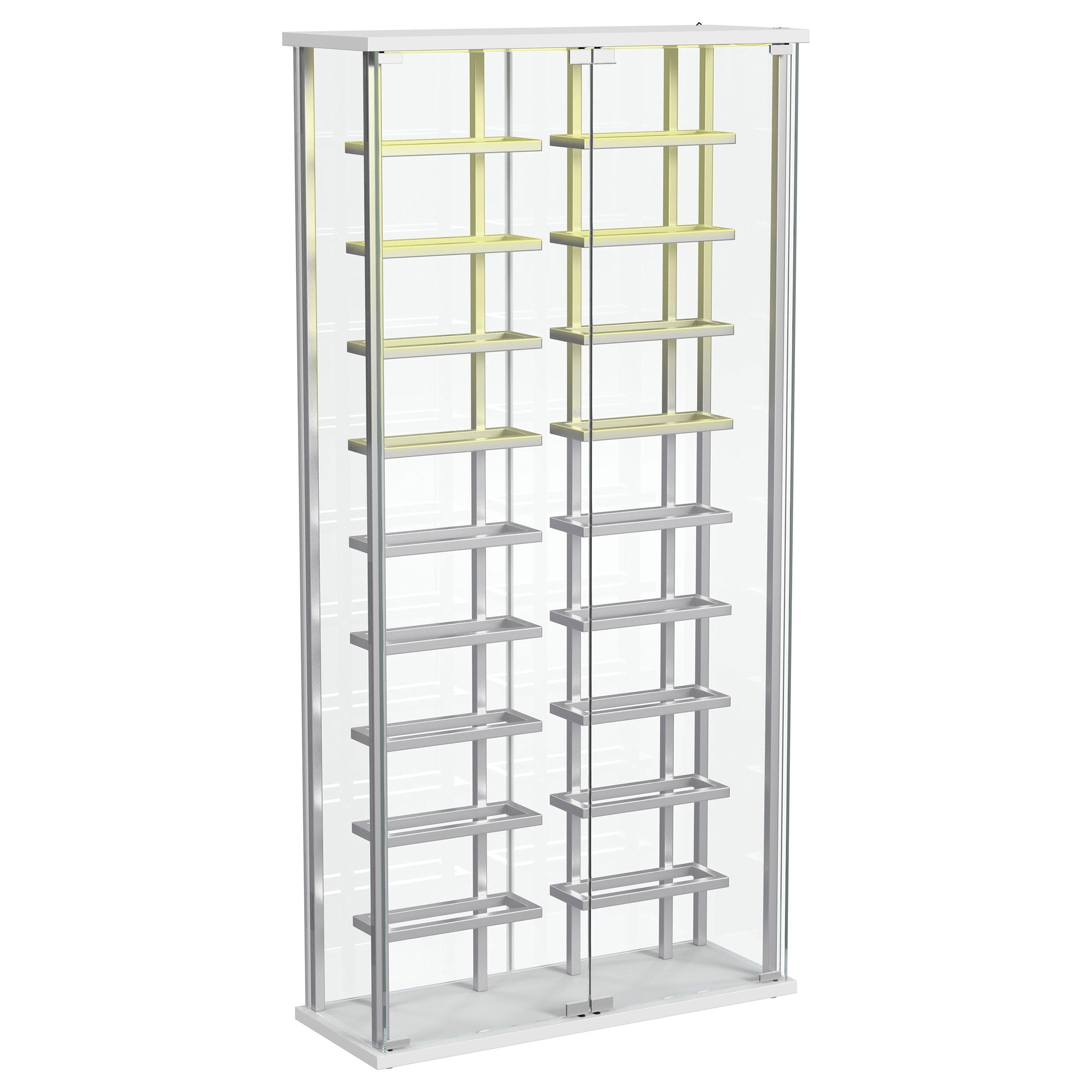 Montara Wine Cabinet with LED Lighting - Ideal Furniture (Fresno,CA)