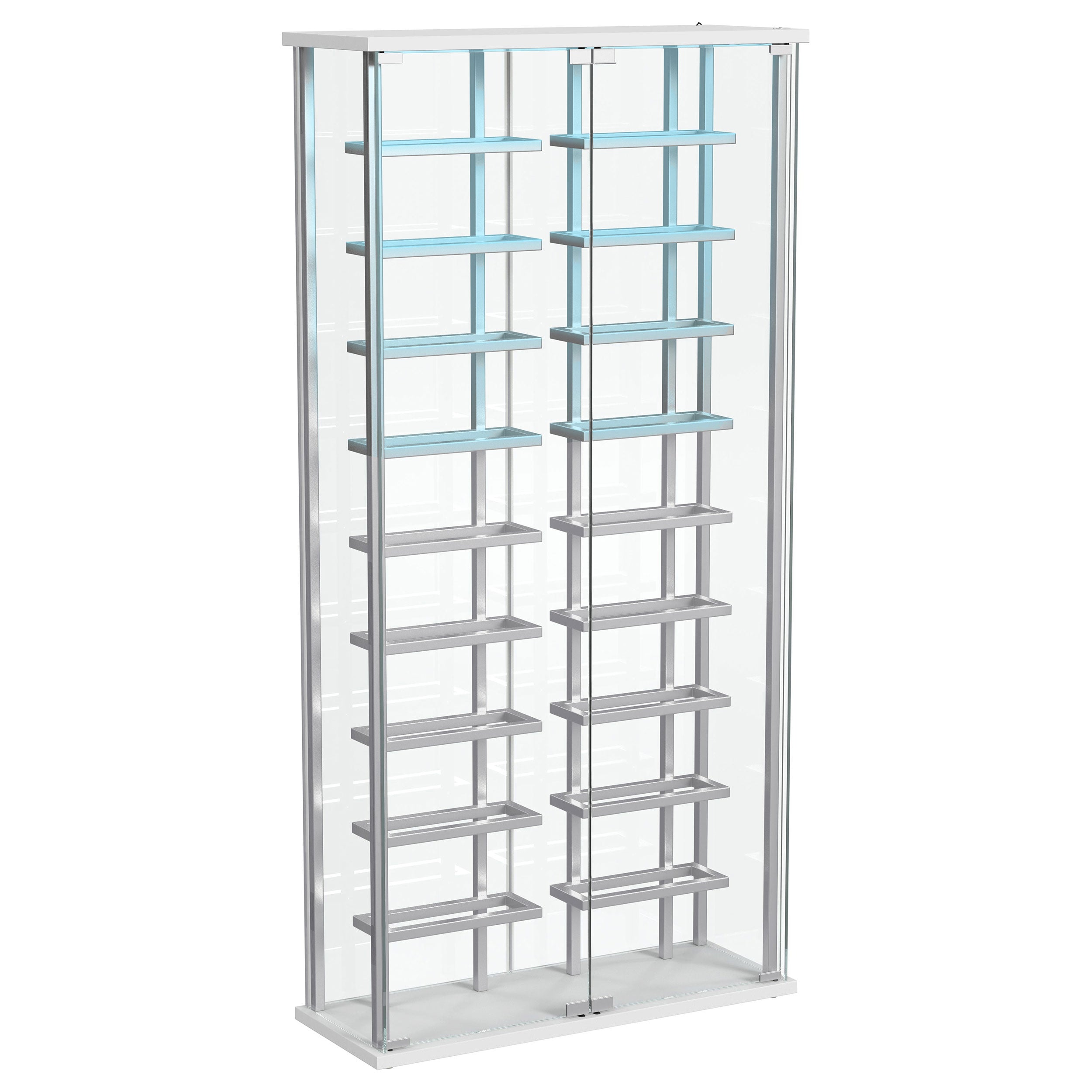 Montara Wine Cabinet with LED Lighting - Ideal Furniture (Fresno,CA)