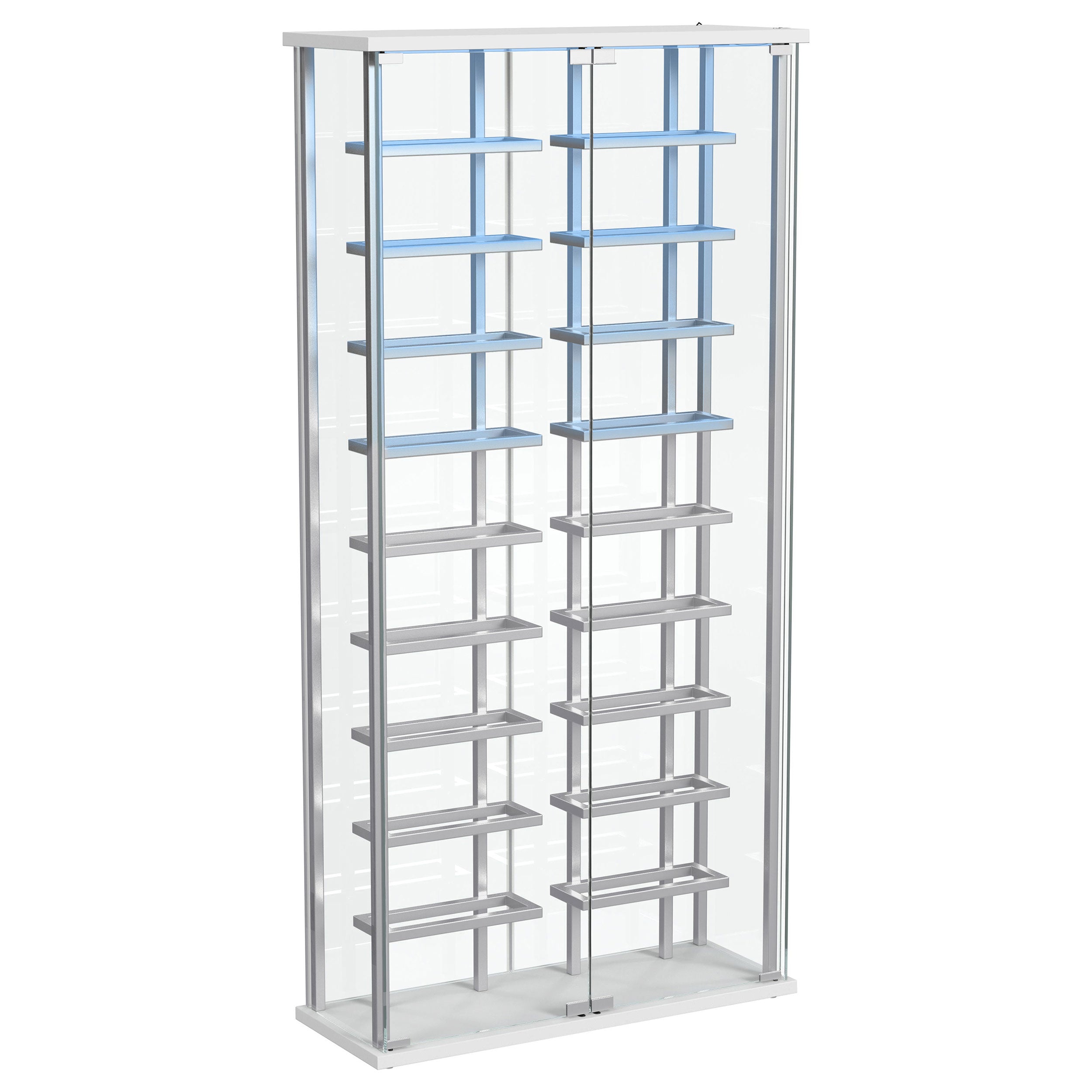 Montara Wine Cabinet with LED Lighting - Ideal Furniture (Fresno,CA)
