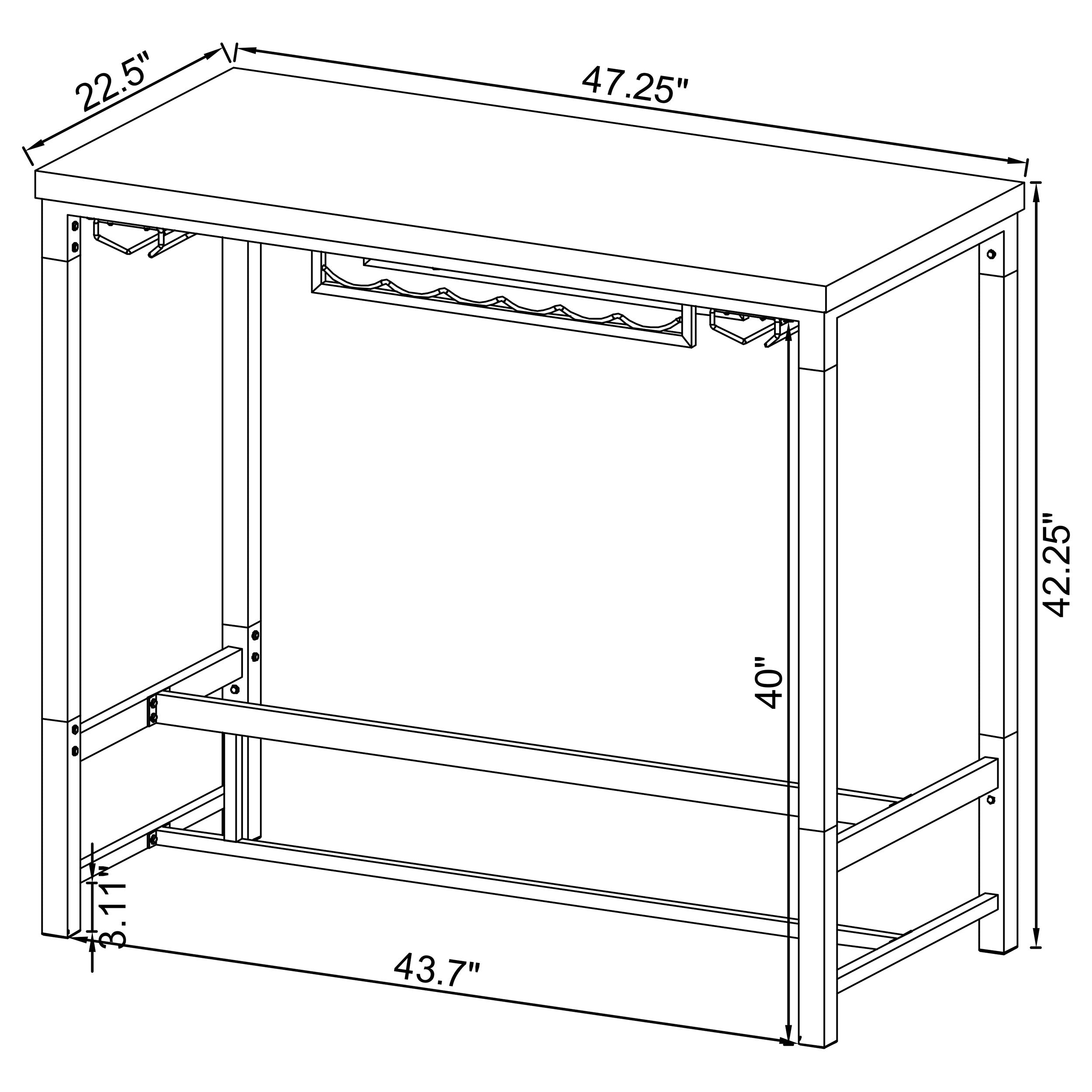 Norcrest Bar Table - Ideal Furniture (Fresno,CA)
