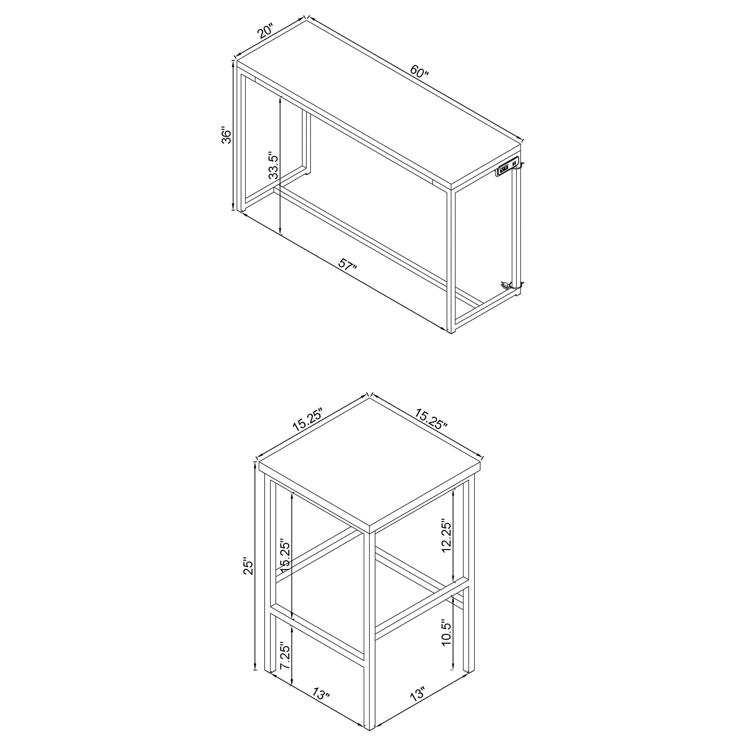 Cassidy Counter Height Dining Set - Ideal Furniture (Fresno,CA)