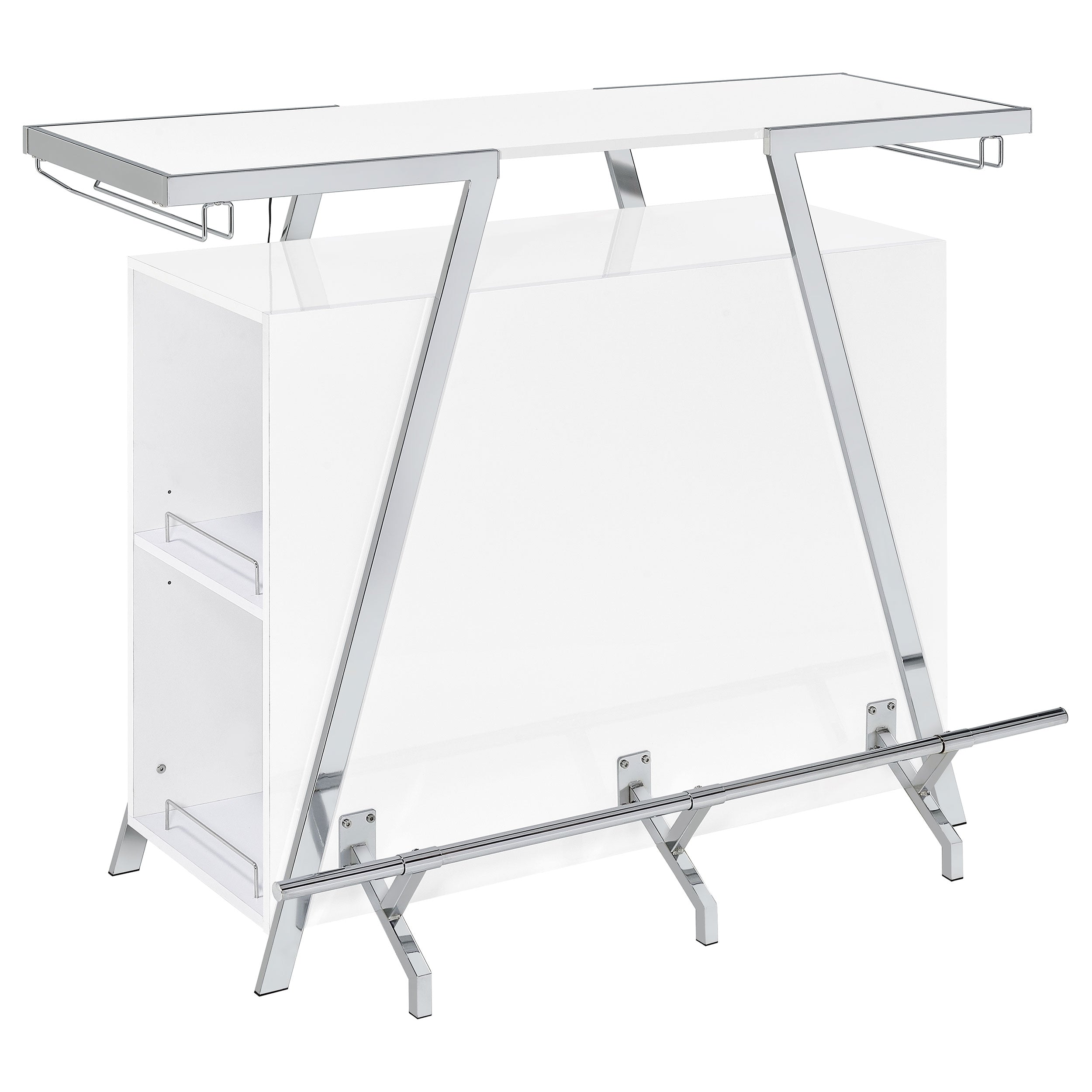 Araceli Home Bar with LED Lighting - Ideal Furniture (Fresno,CA)