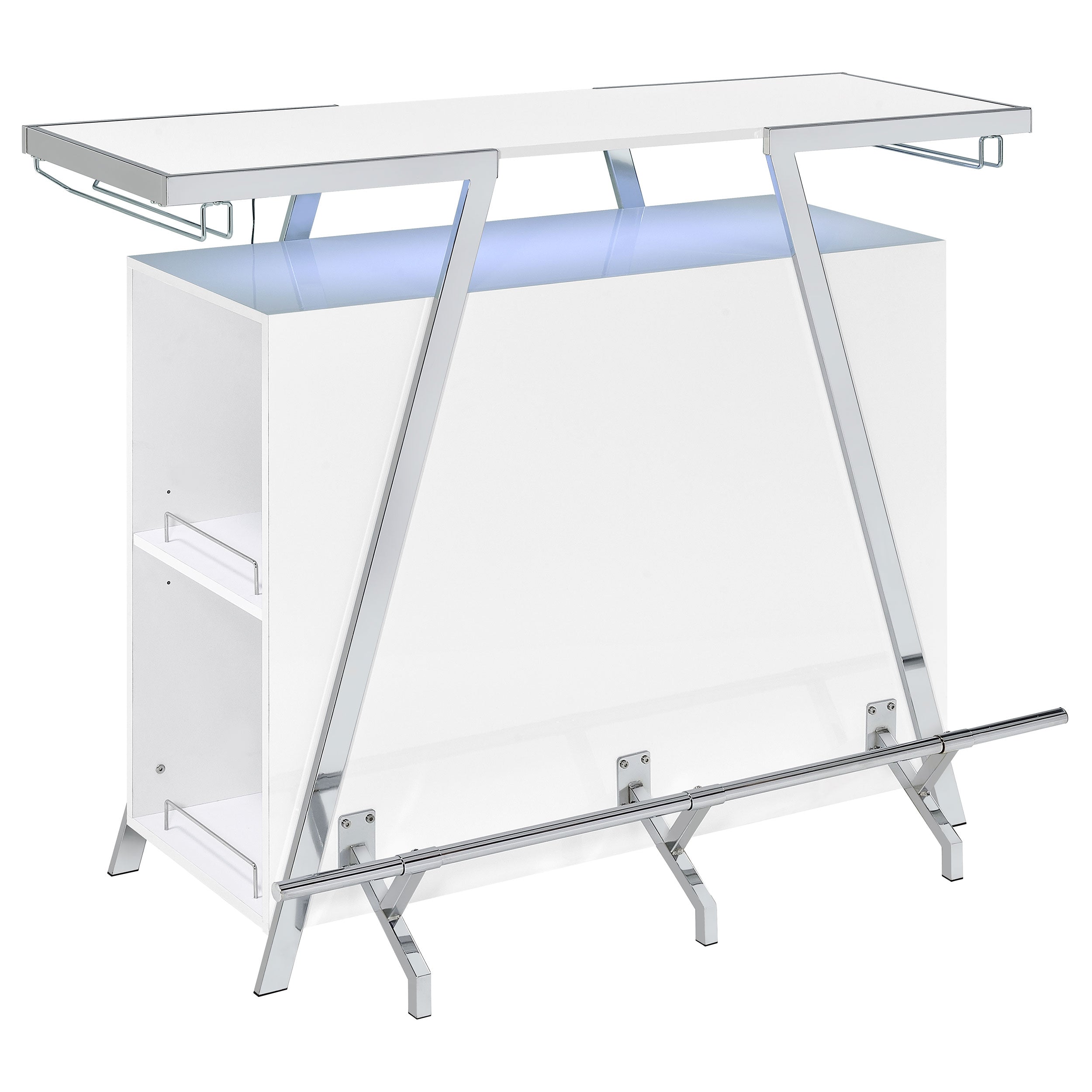 Araceli Home Bar with LED Lighting - Ideal Furniture (Fresno,CA)