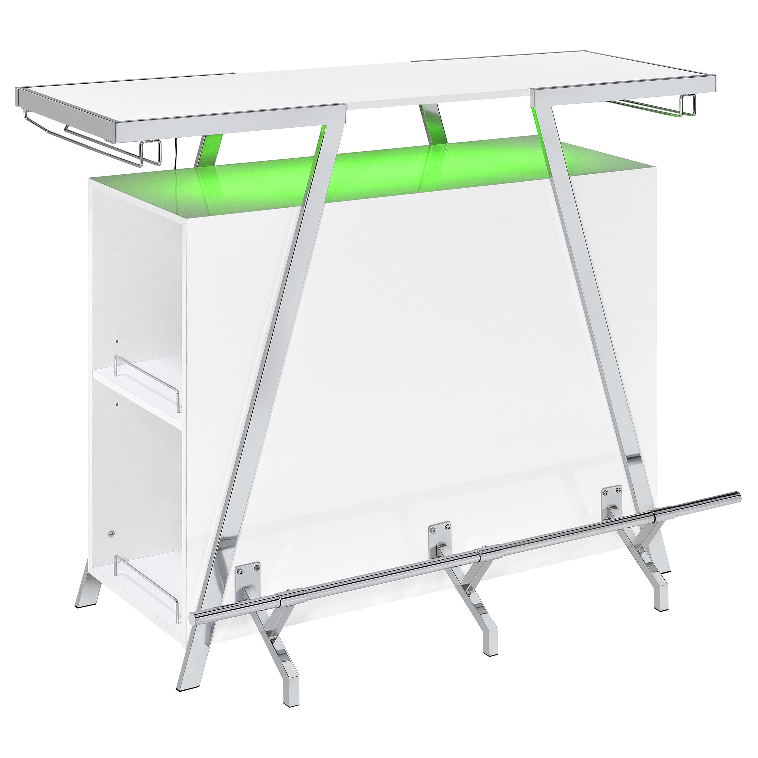 Araceli Home Bar with LED Lighting - Ideal Furniture (Fresno,CA)