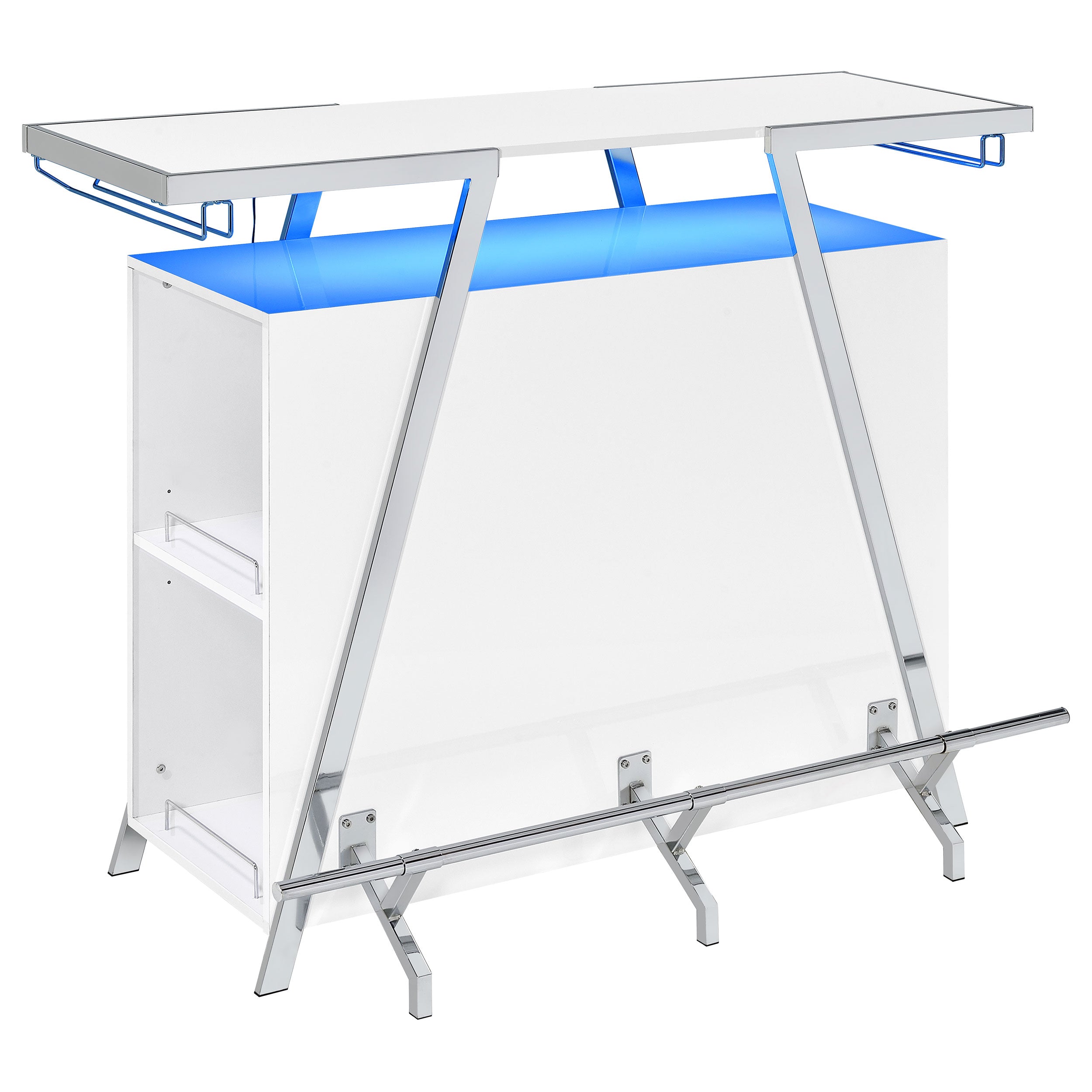 Araceli Home Bar with LED Lighting - Ideal Furniture (Fresno,CA)