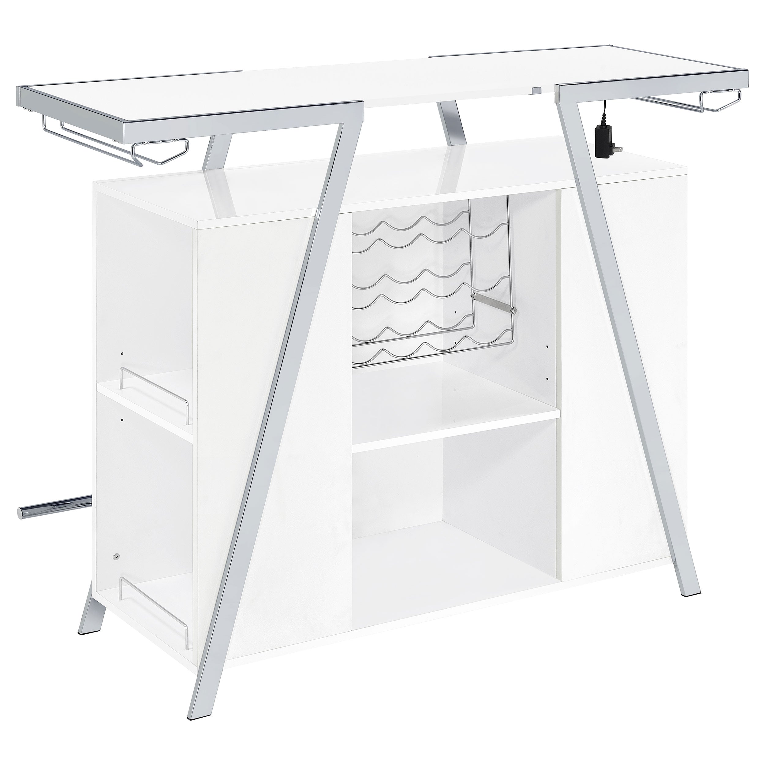 Araceli Home Bar with LED Lighting - Ideal Furniture (Fresno,CA)