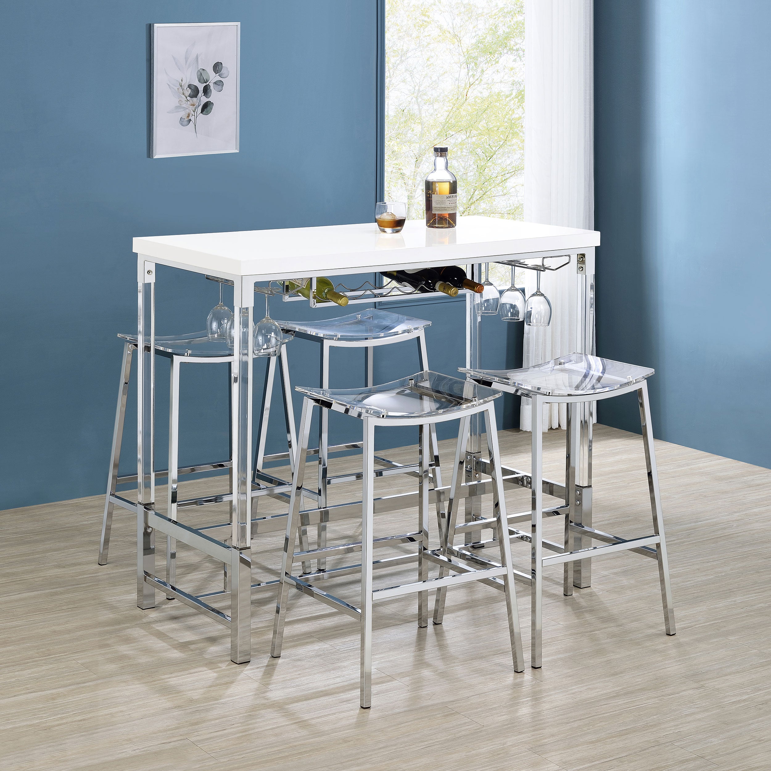 Jovani Bar Stool - Ideal Furniture (Fresno,CA)