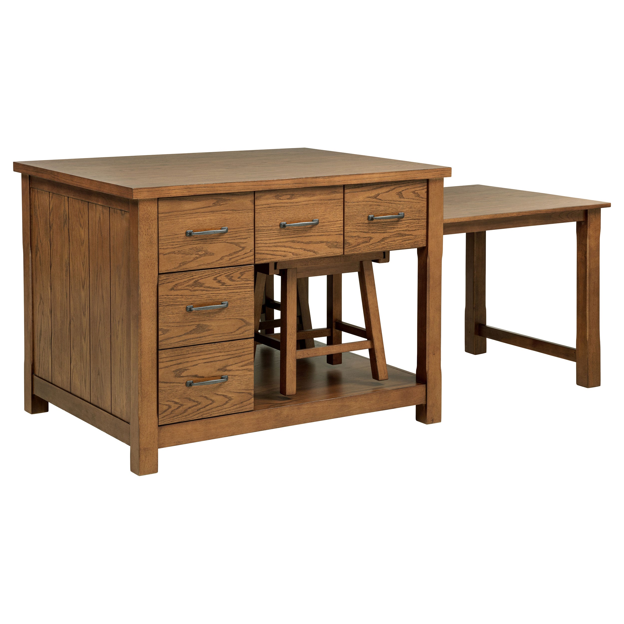 Mayfair Kitchen Island Set - Ideal Furniture (Fresno,CA)
