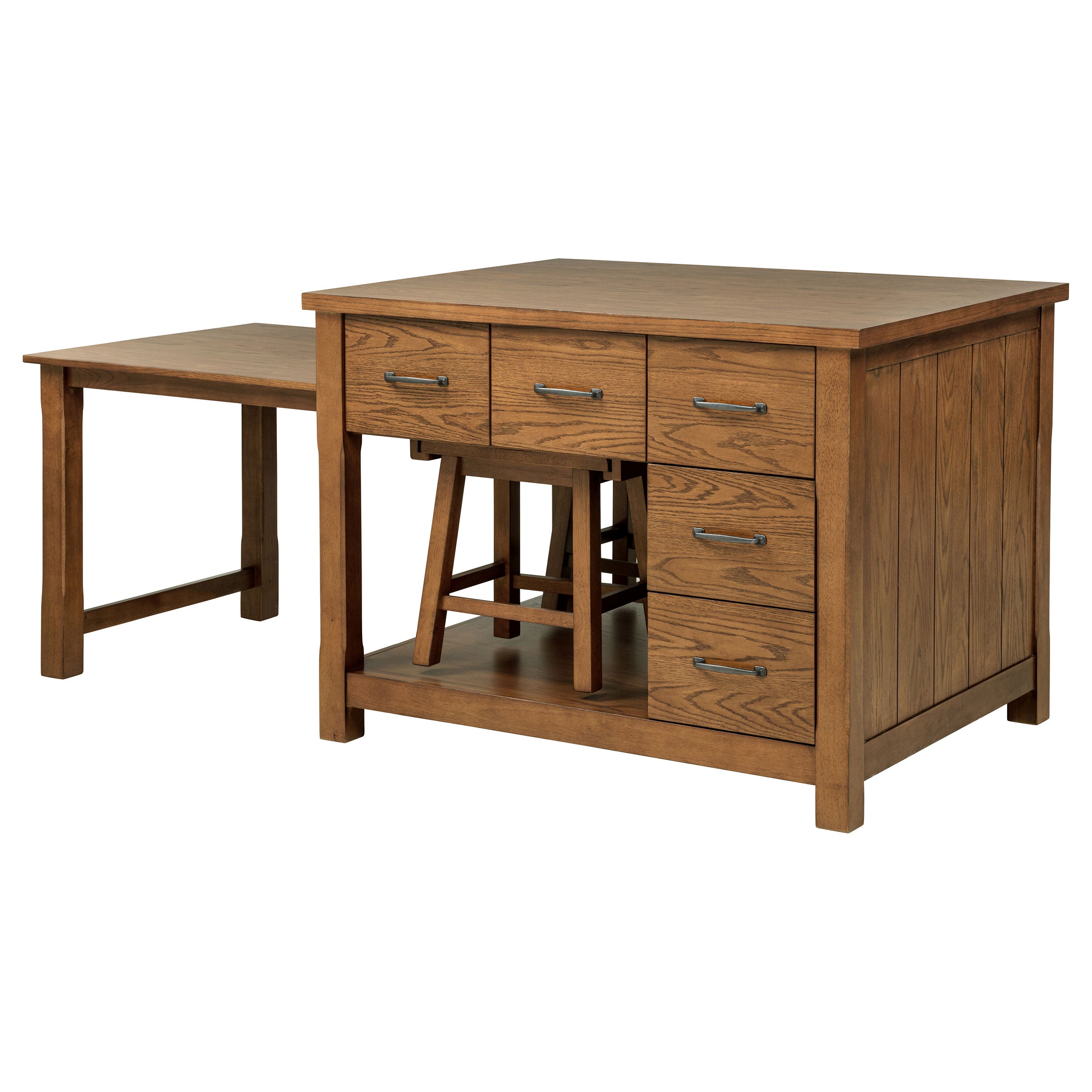 Mayfair Kitchen Island Set - Ideal Furniture (Fresno,CA)