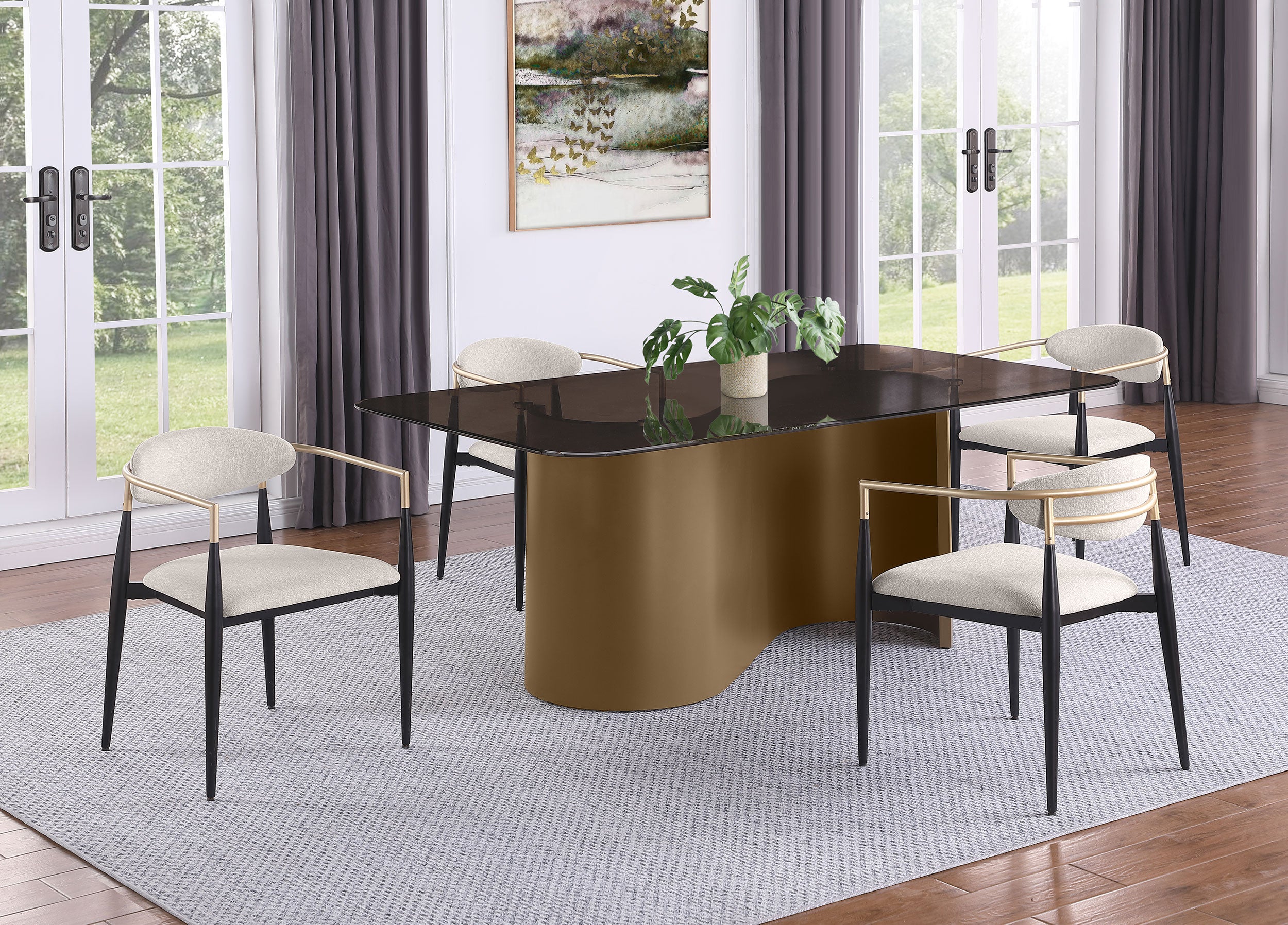 Bradbury Dining Arm Chair - Ideal Furniture (Fresno,CA)