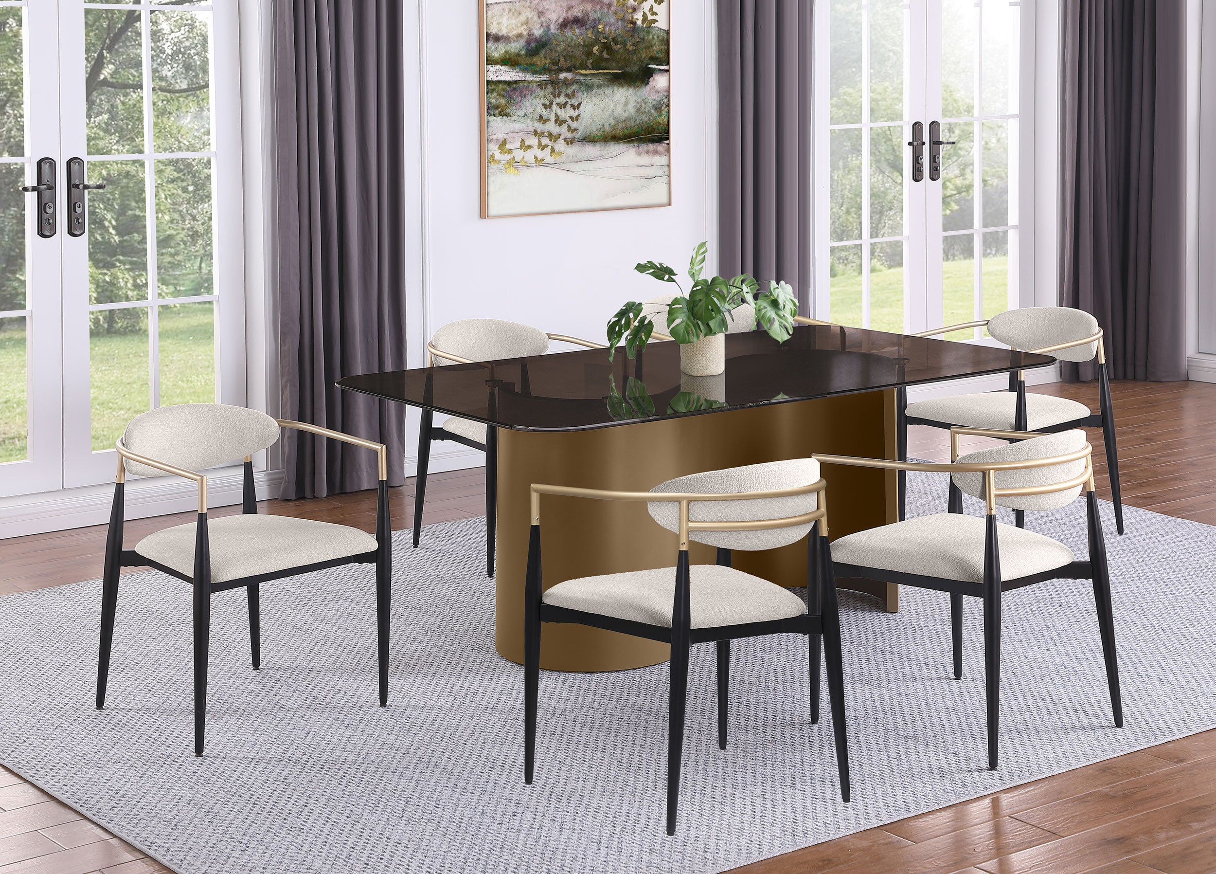 Bradbury Dining Arm Chair - Ideal Furniture (Fresno,CA)