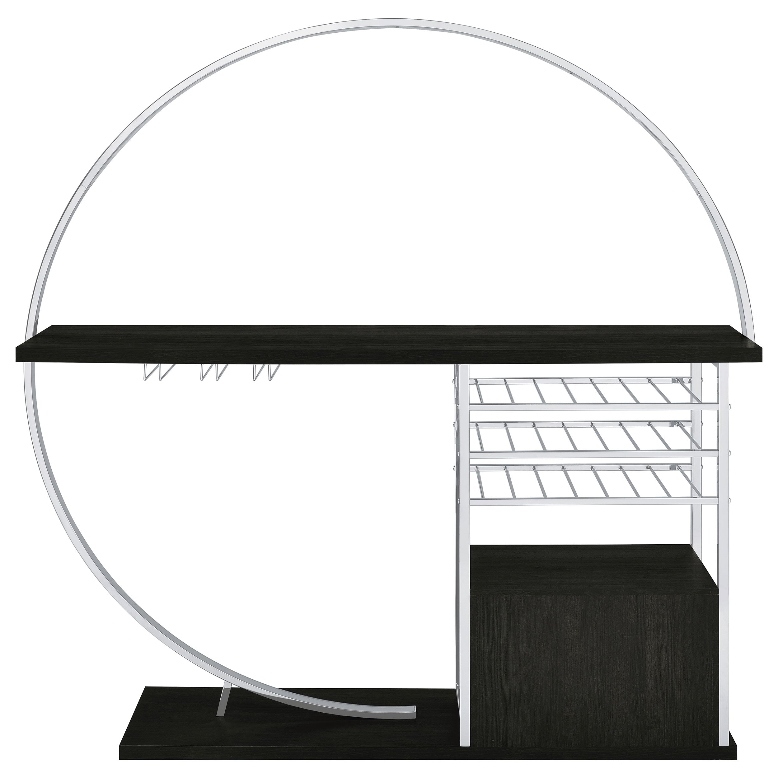 Risley Wine Cabinet with LED Lighting - Ideal Furniture (Fresno,CA)