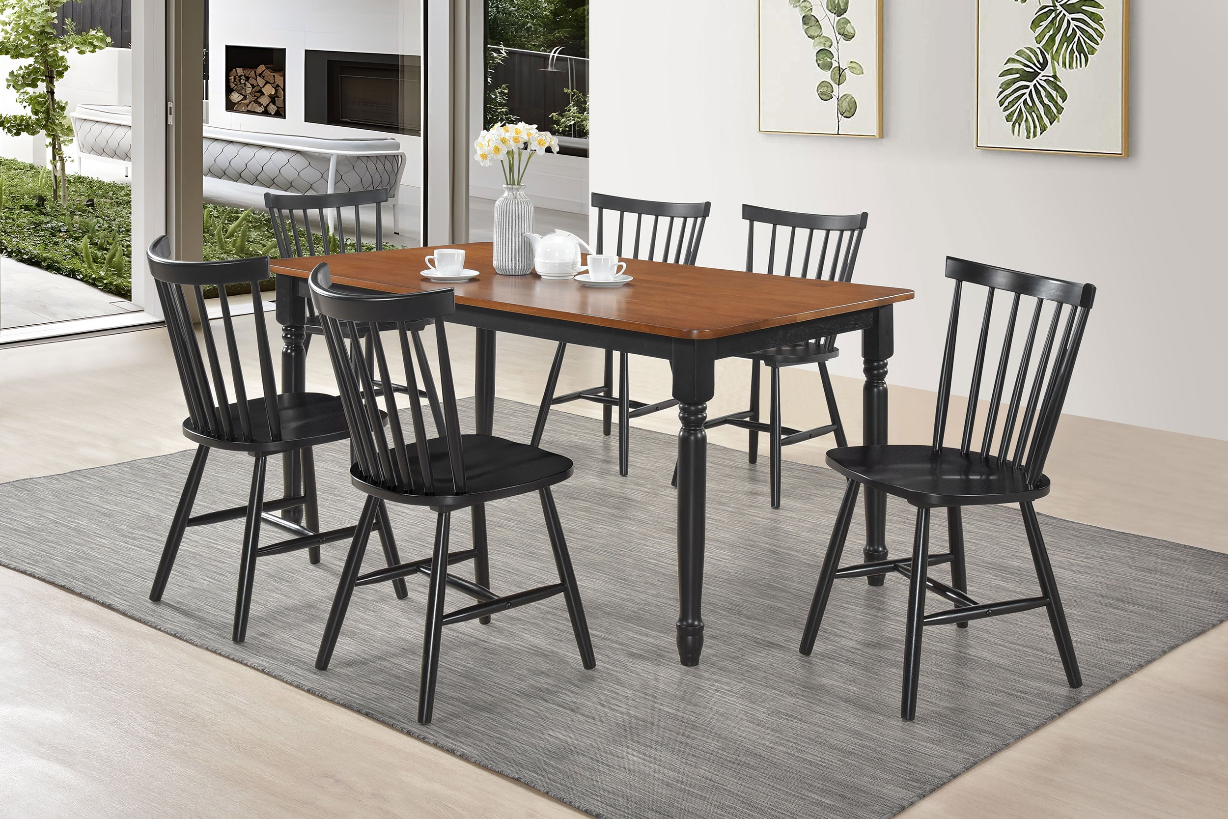 Hollyoak Dining Set - Ideal Furniture (Fresno,CA)