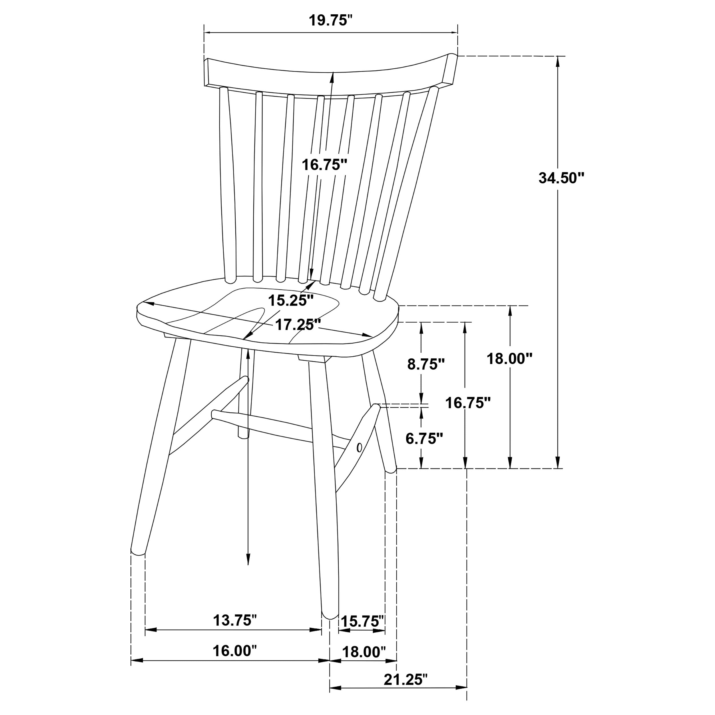 Hollyoak Dining Side Chair - Ideal Furniture (Fresno,CA)