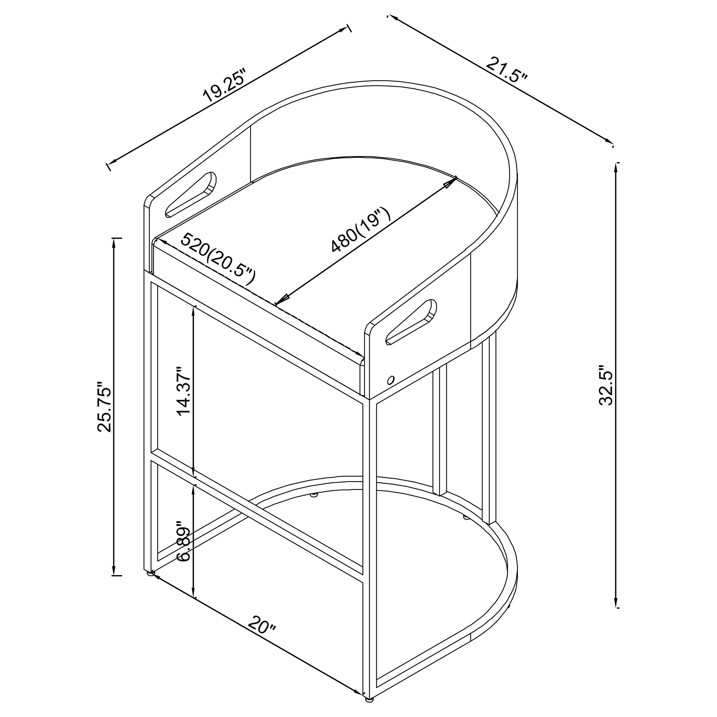 Thermosolis Counter Chair - Ideal Furniture (Fresno,CA)
