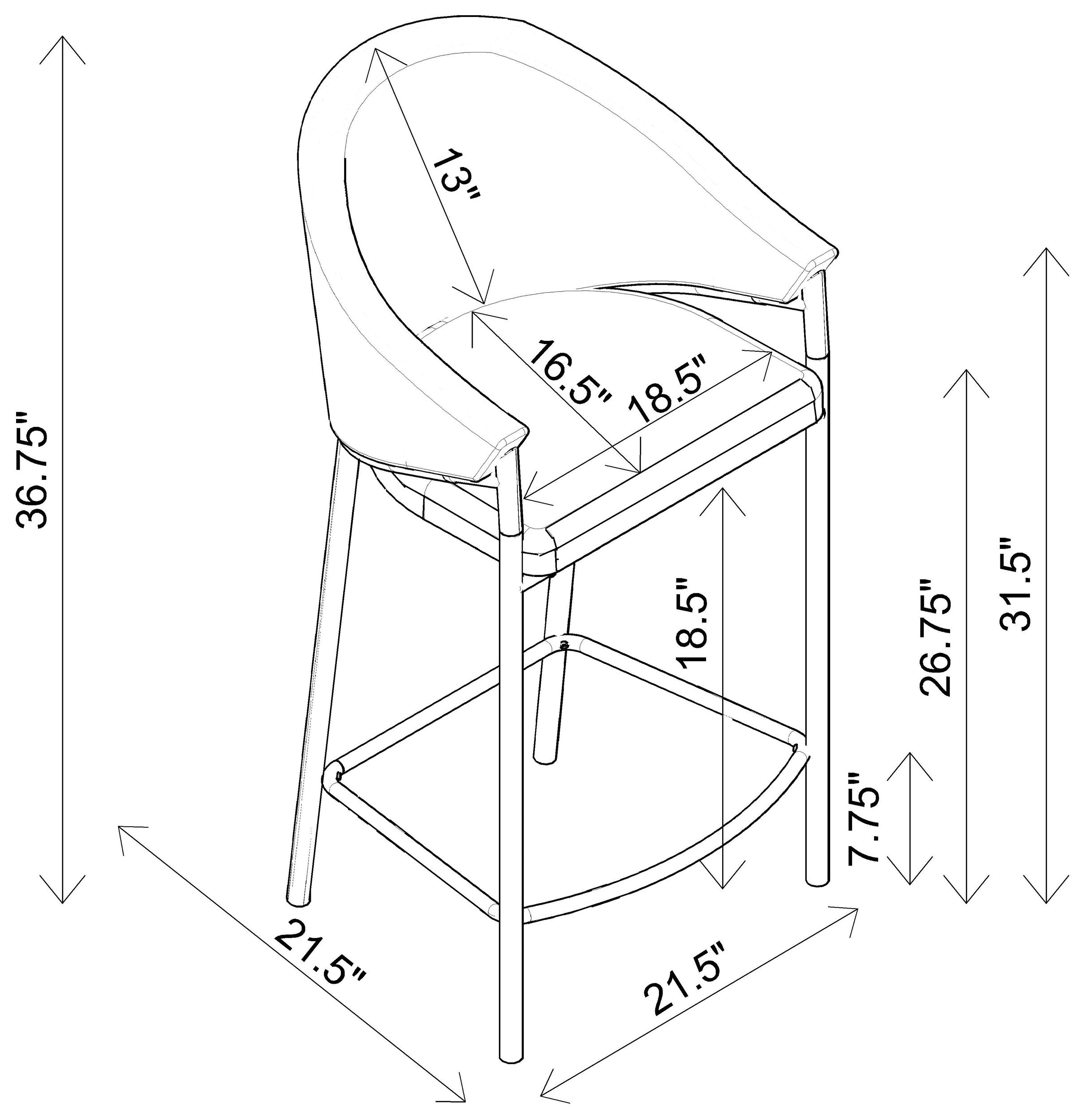 Chadwick Counter Chair - Ideal Furniture (Fresno,CA)