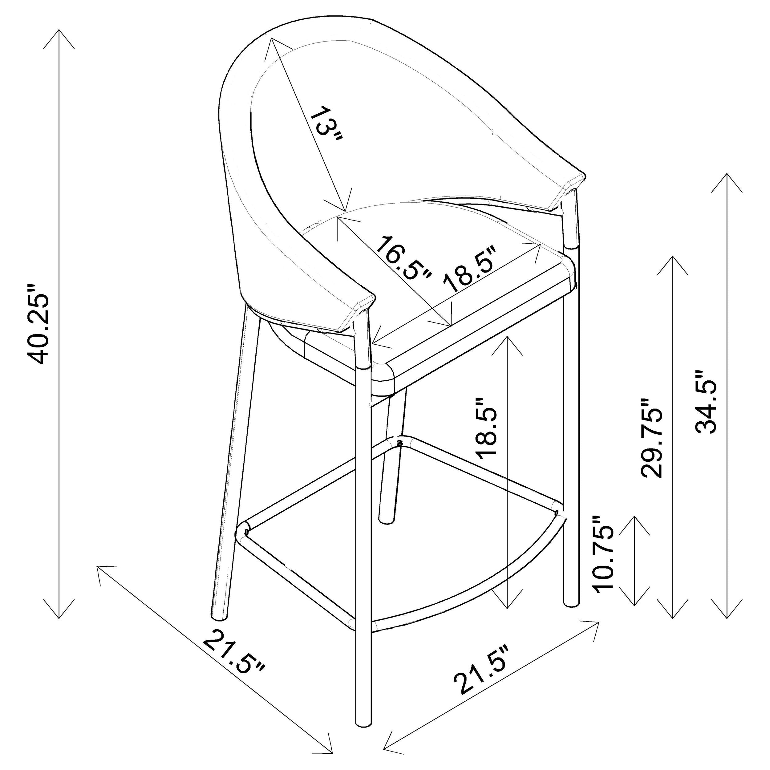 Chadwick Bar Chair - Ideal Furniture (Fresno,CA)