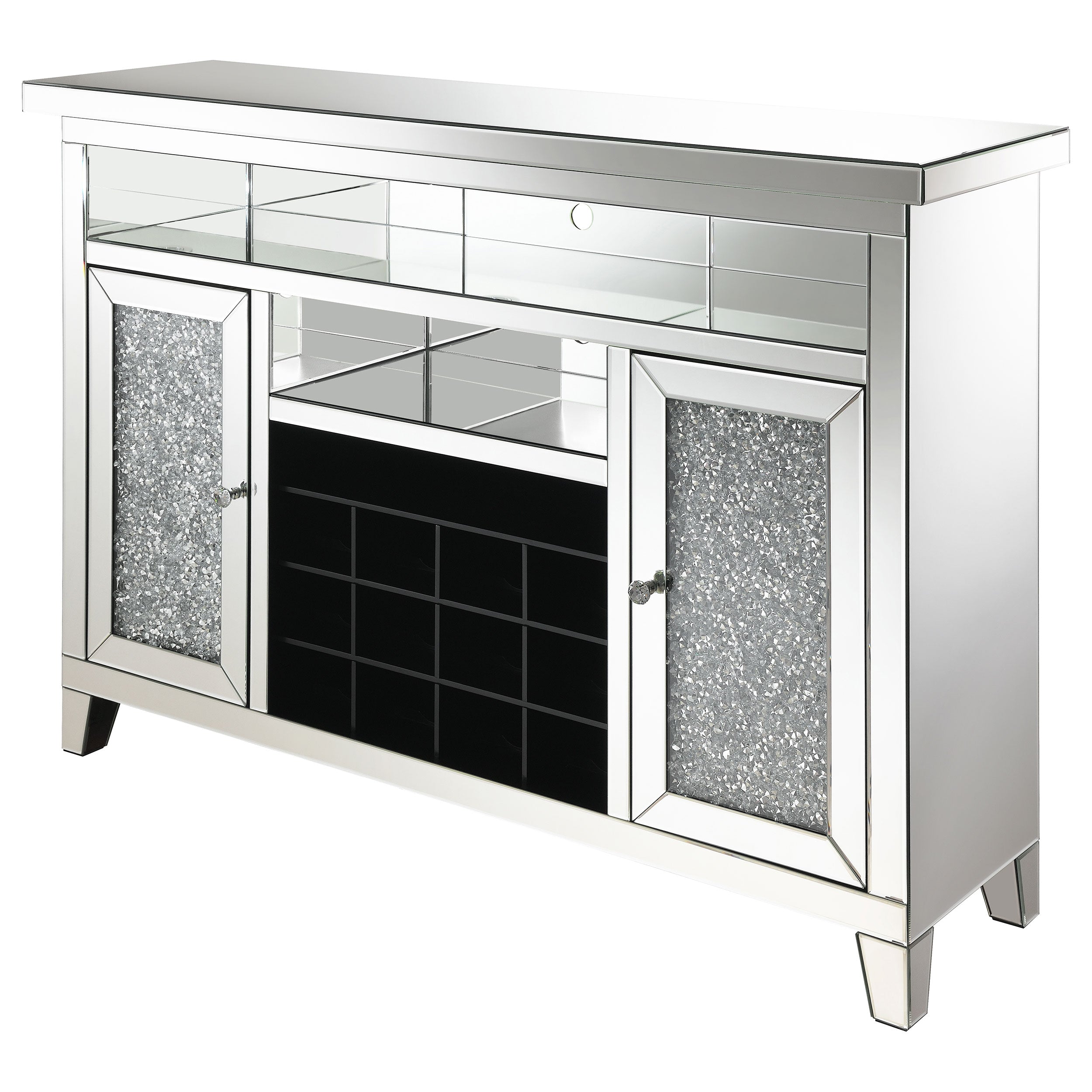 Melinda Bar Cabinet with LED Lighting