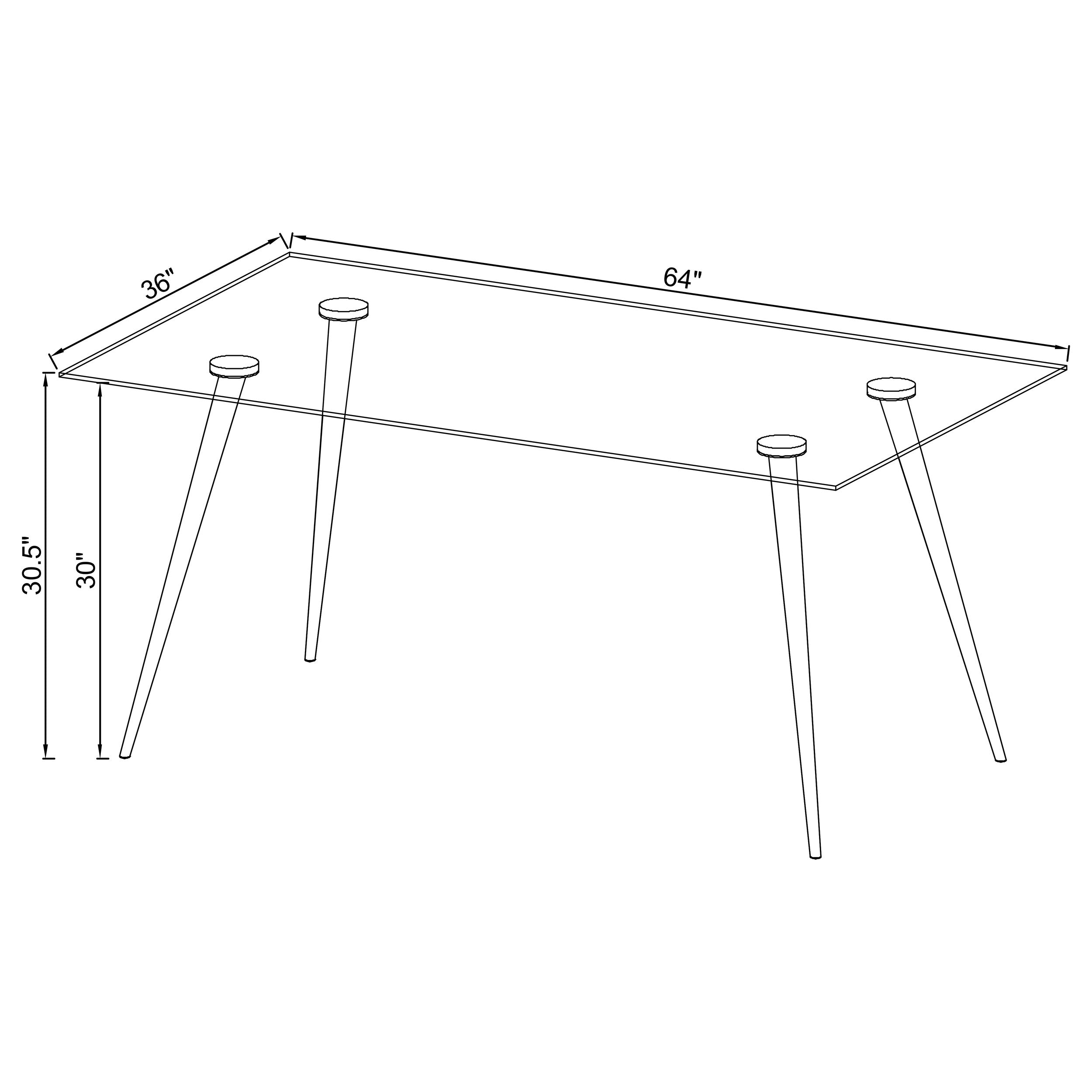 Gilman Dining Table - Ideal Furniture (Fresno,CA)