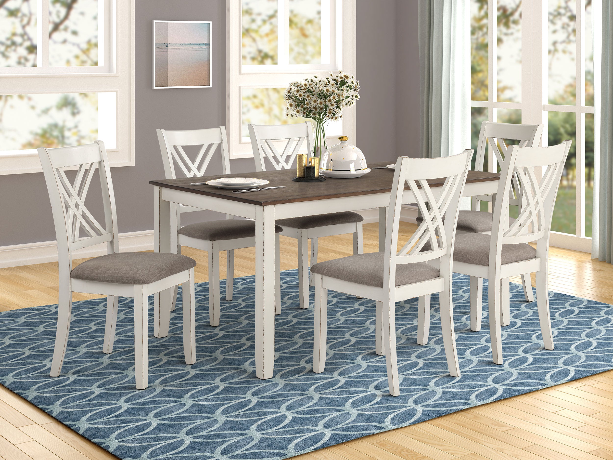 Fortress Dining Set - Ideal Furniture (Fresno,CA)