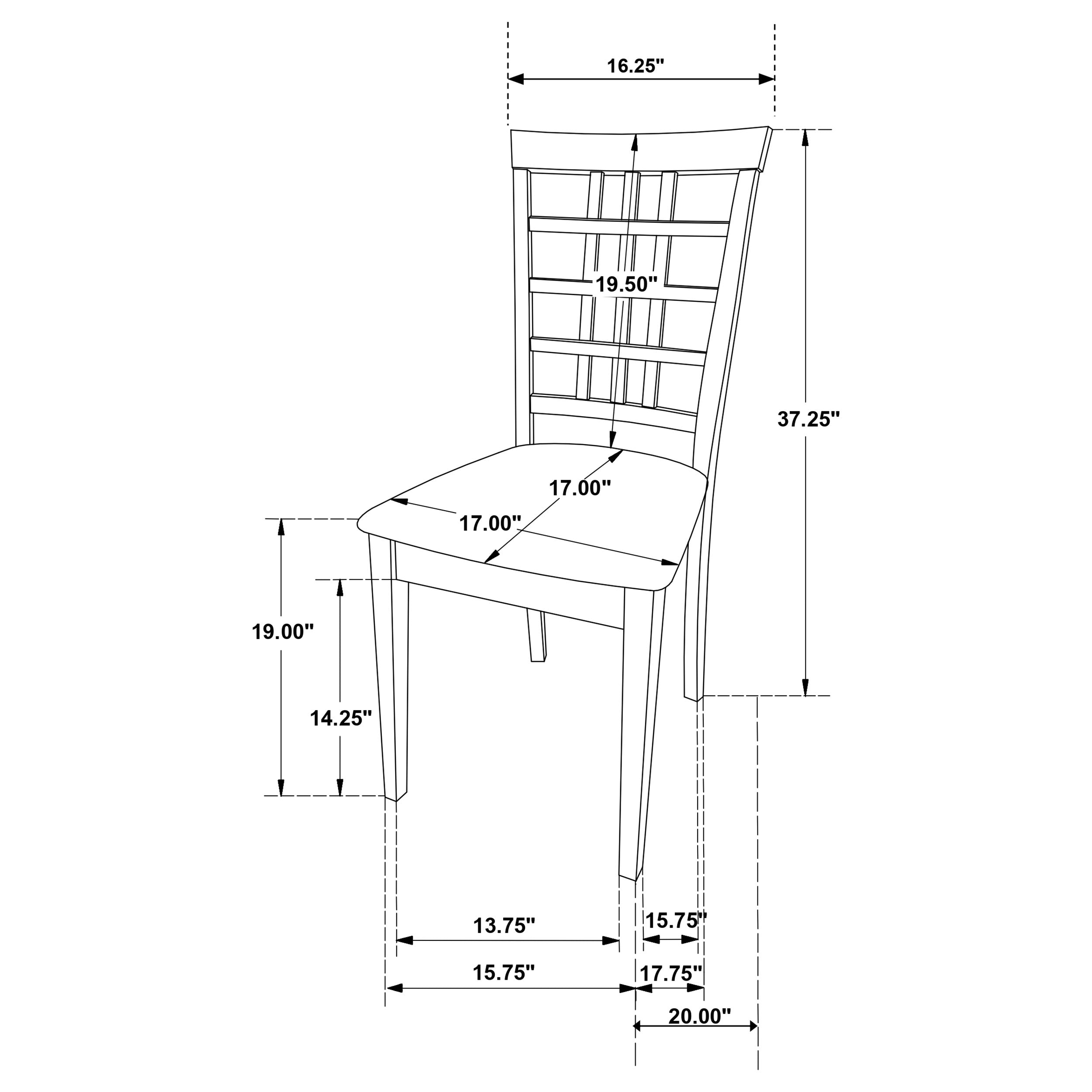Kelso Dining Side Chair - Ideal Furniture (Fresno,CA)