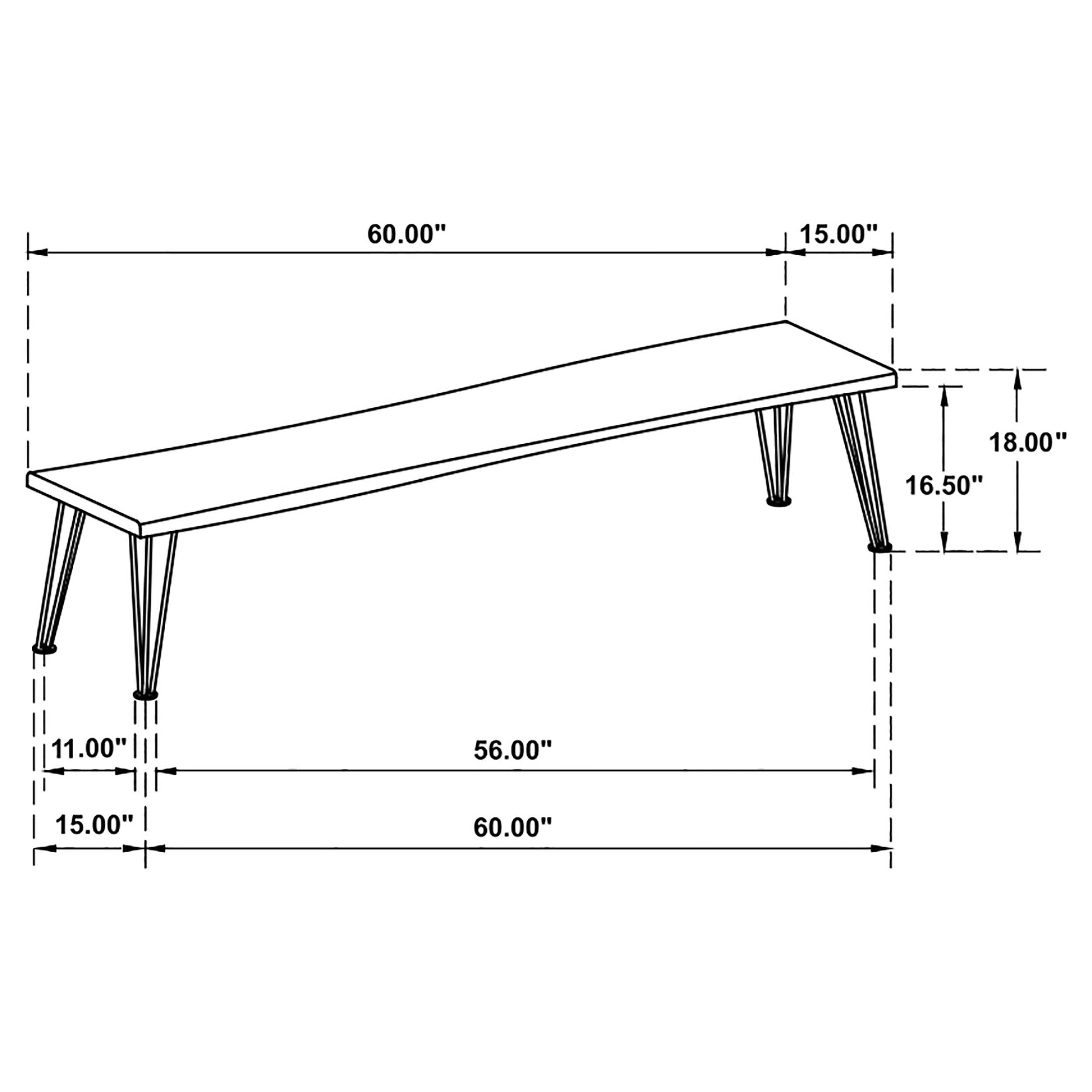 Sherman Dining Bench - Ideal Furniture (Fresno,CA)