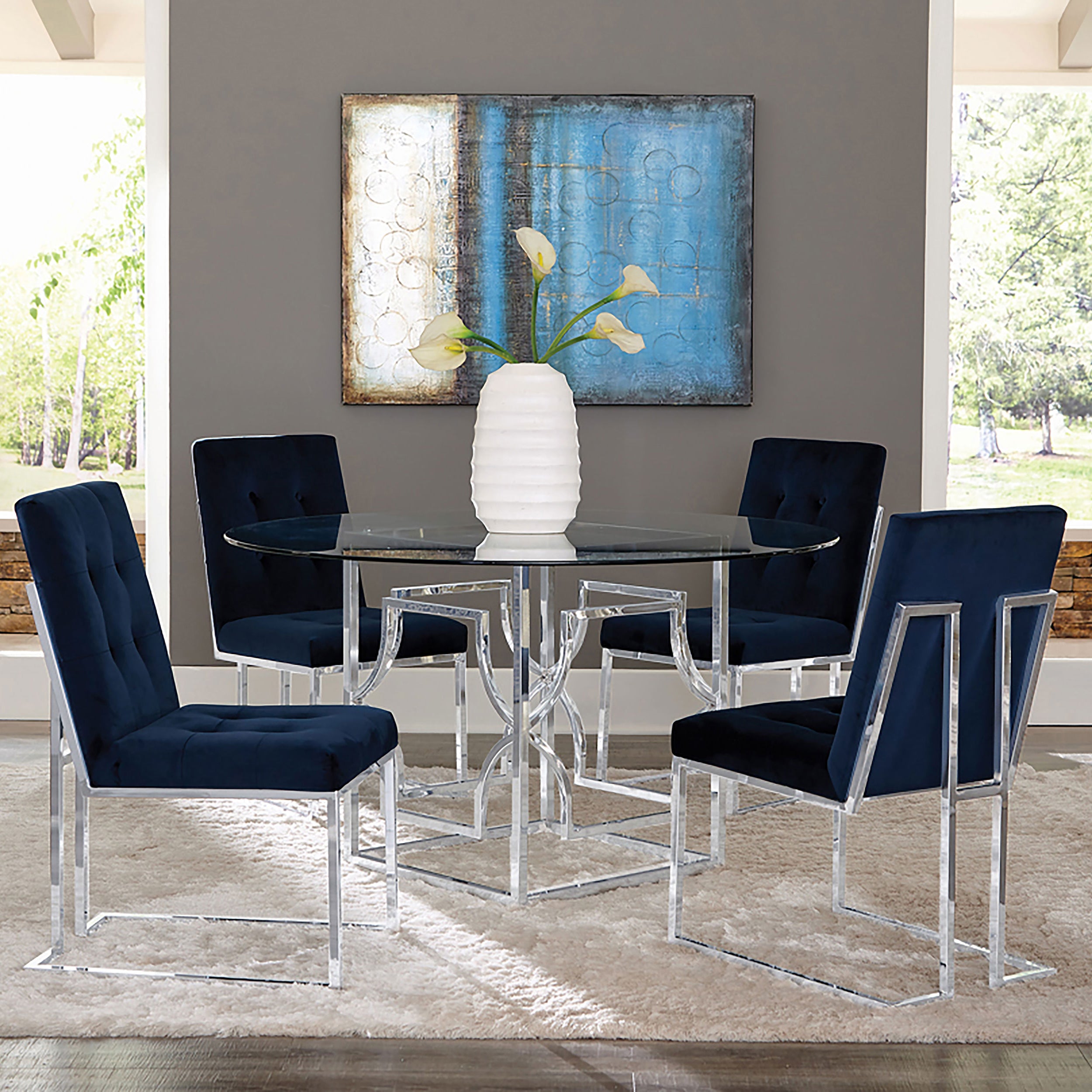 Starlight Dining Table - Ideal Furniture (Fresno,CA)