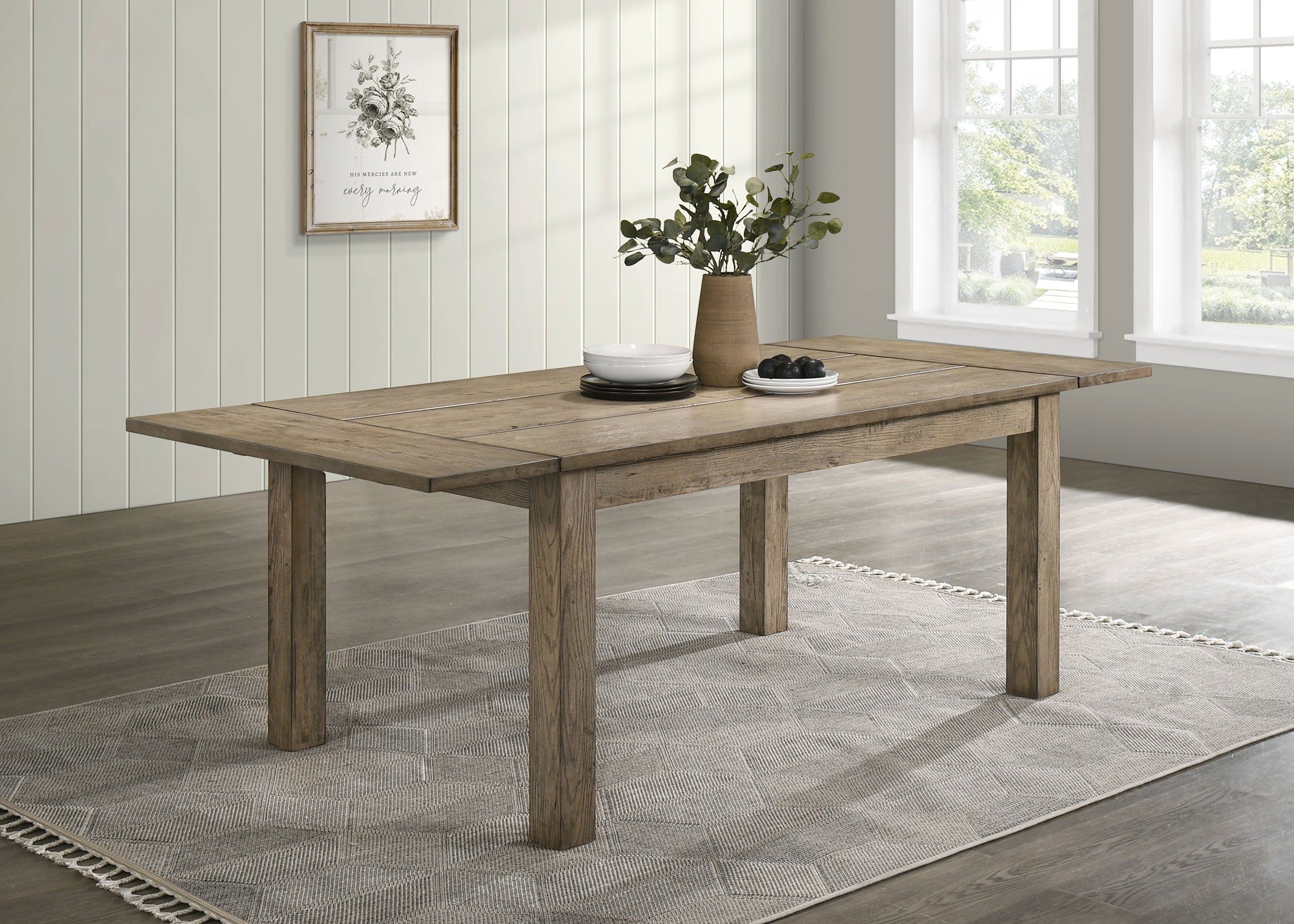 Cardova Extension Dining Table - Ideal Furniture (Fresno,CA)