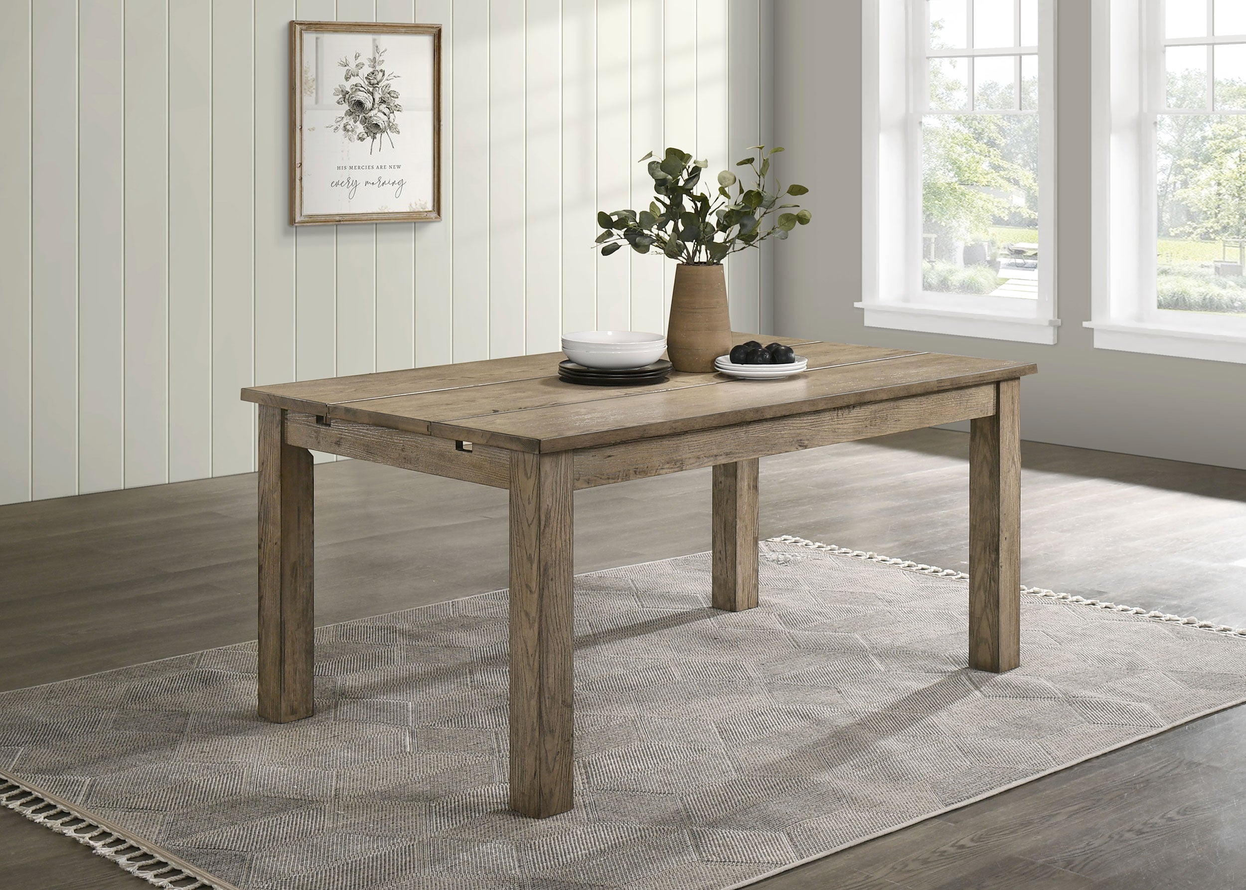 Cardova Extension Dining Table - Ideal Furniture (Fresno,CA)