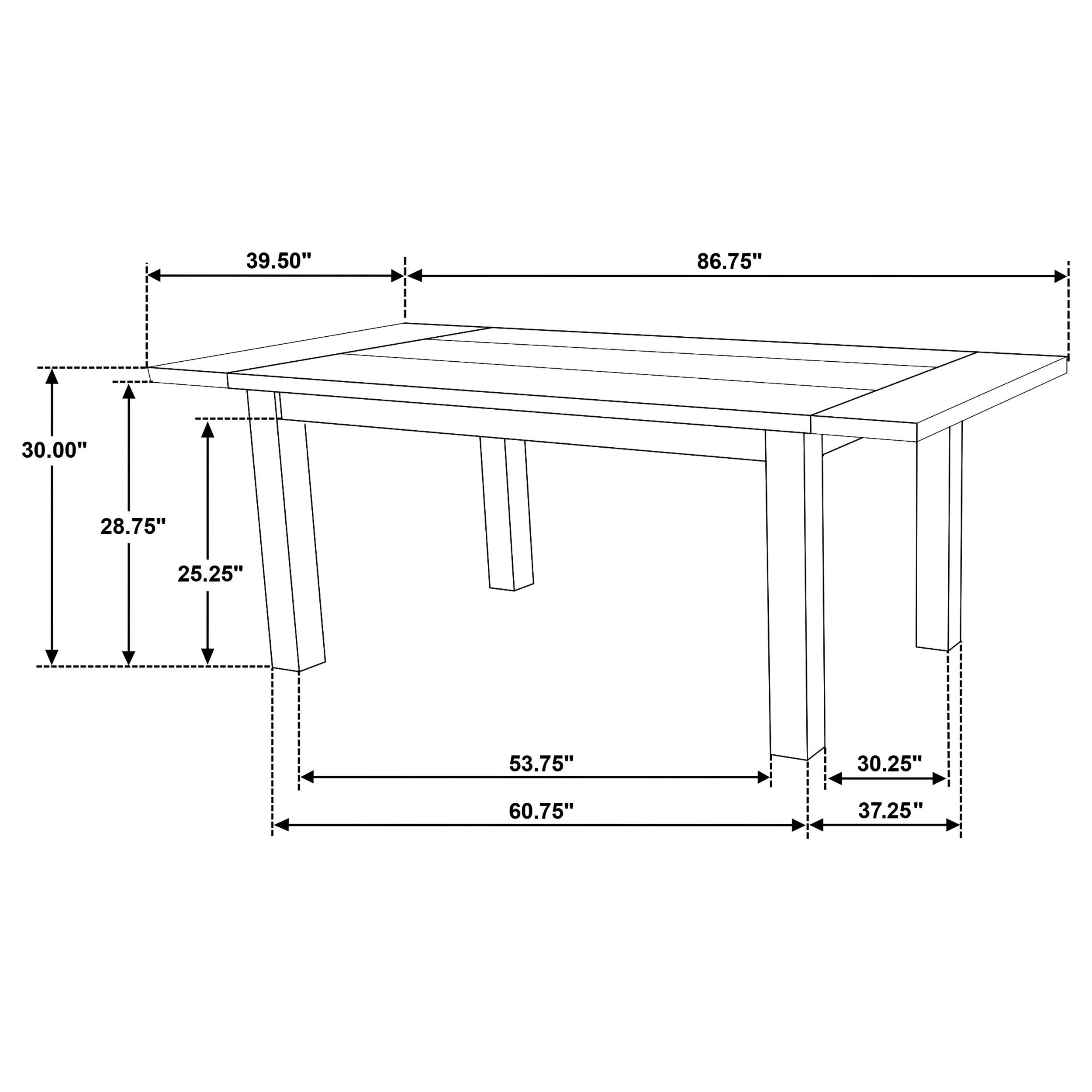 Cardova Extension Dining Table - Ideal Furniture (Fresno,CA)